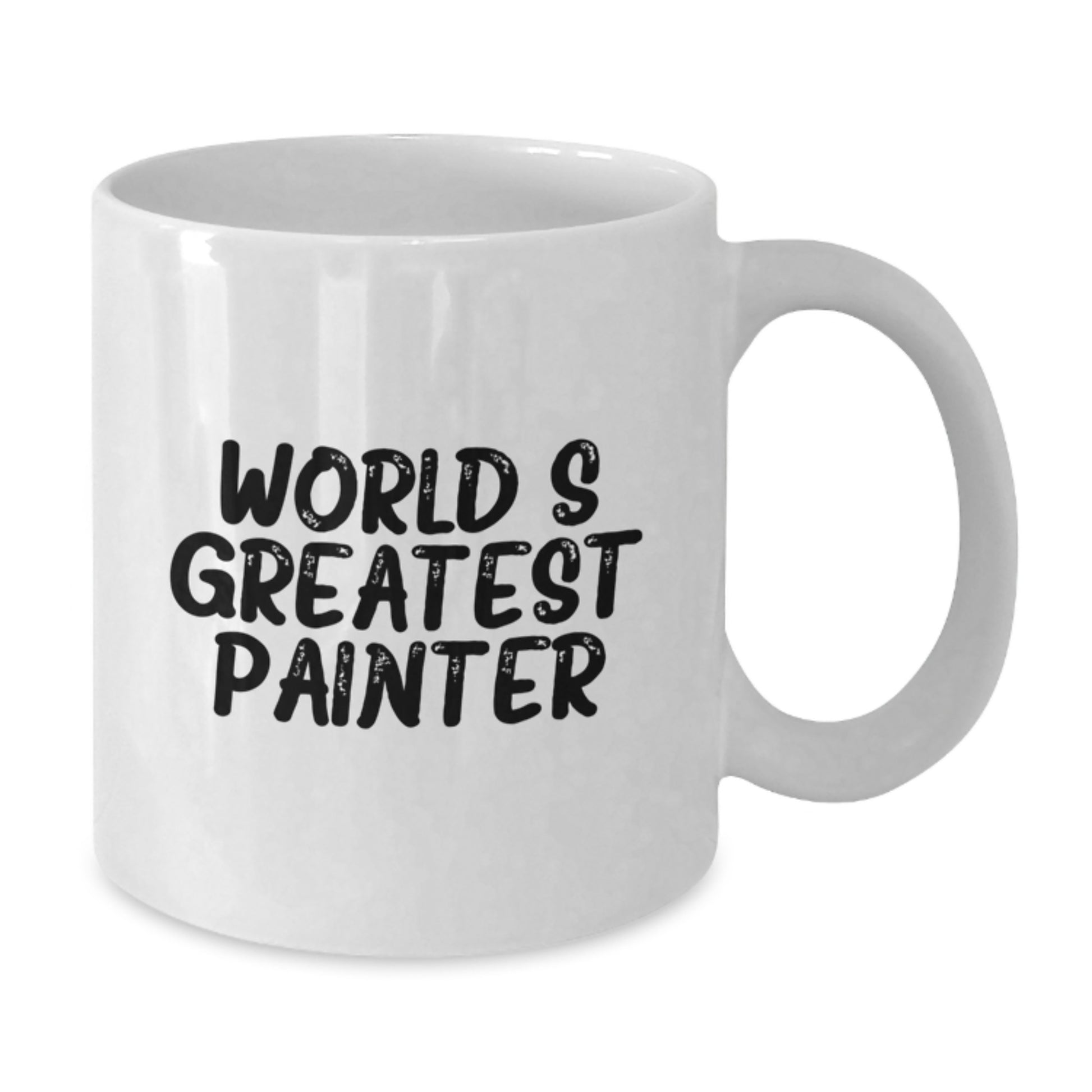 Funny World's Greatest Painter Gifts for Men, White Coffee Mug from Friends, Unique Graduation Celebration - Additional