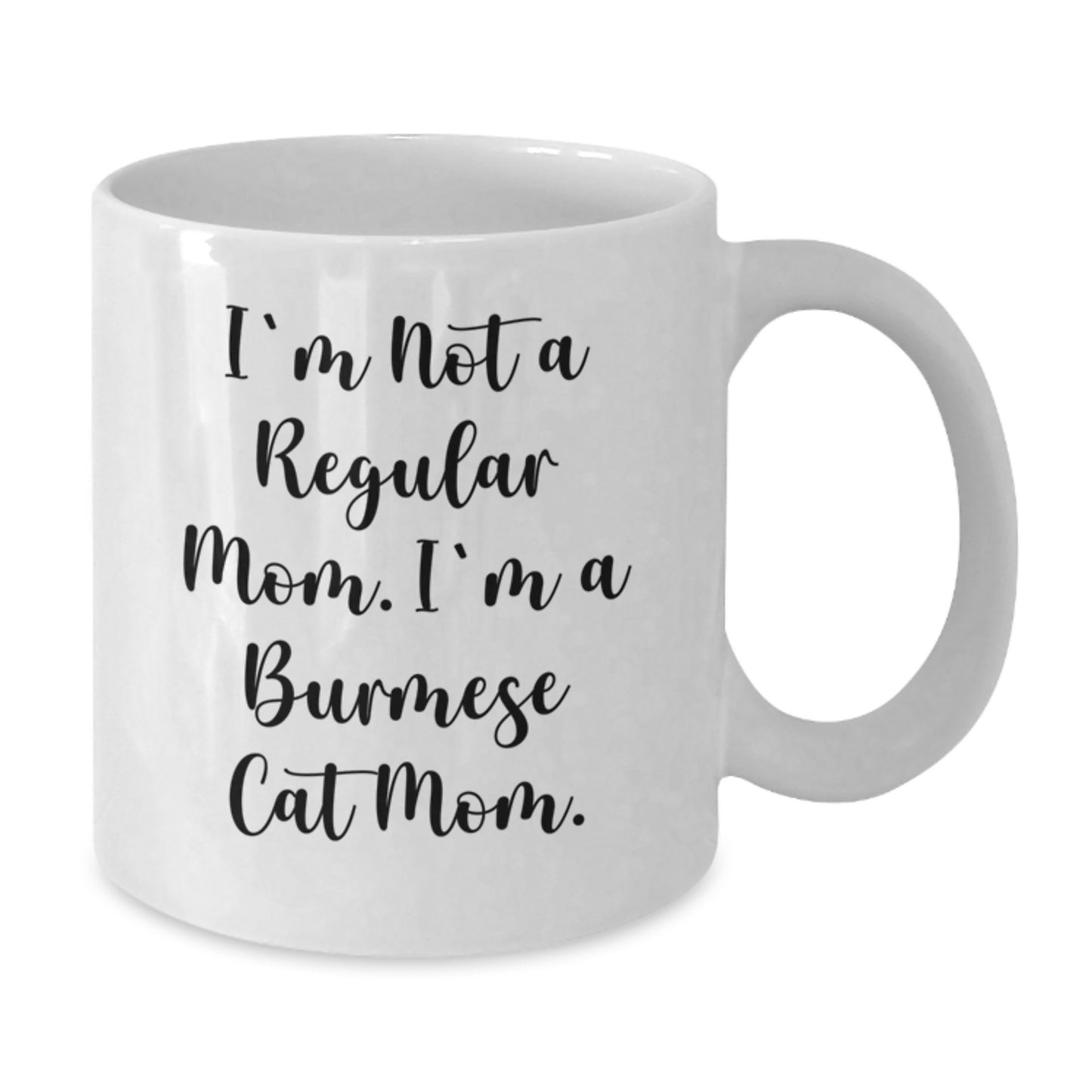 Funny Burmese Cat Gifts from Mom for Burmese Cat, White Coffee Mug for Mom, Christmas Unique Gifts - Additional