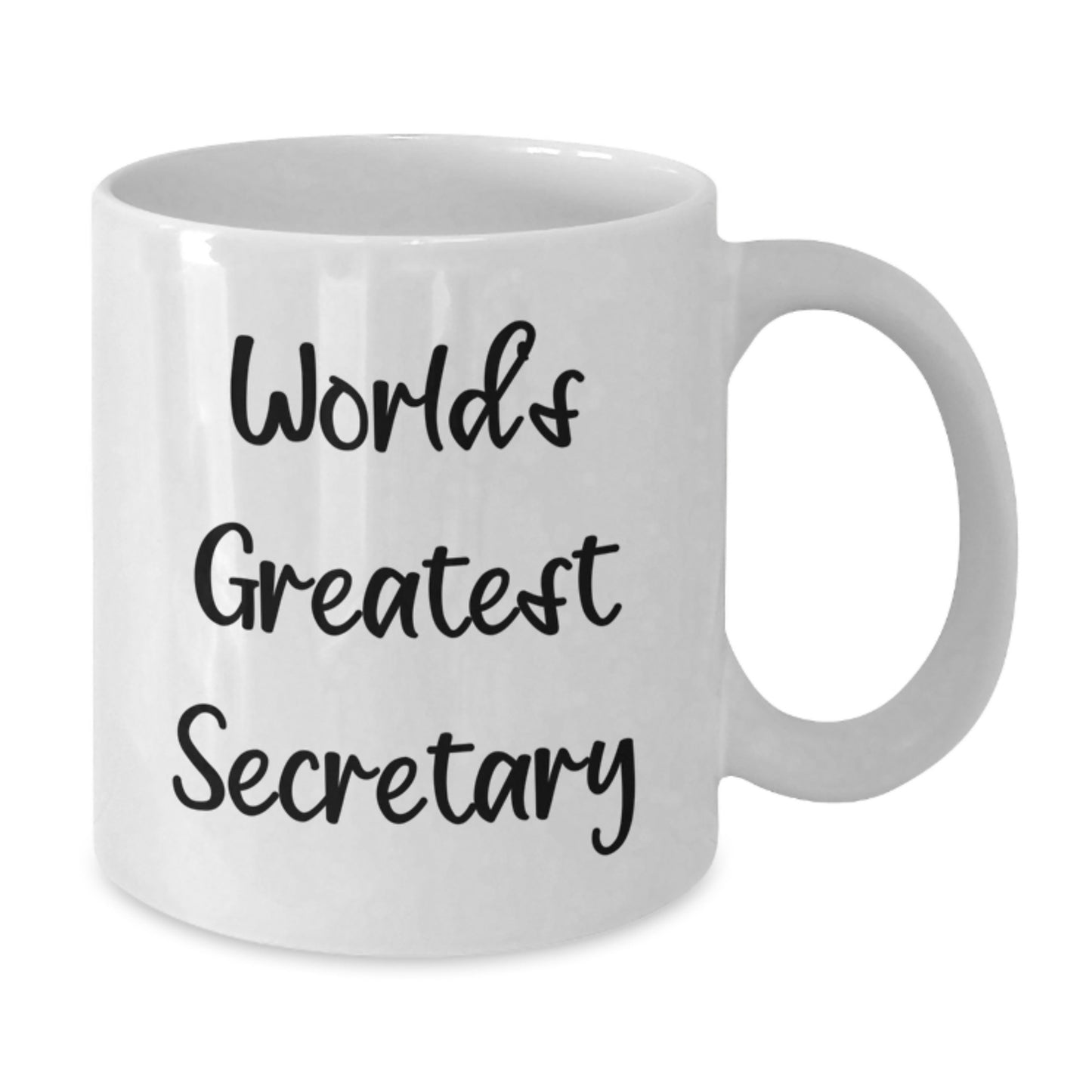 Funny World's Greatest Secretary White Coffee Mug Gifts from Men to Mom on Mother's Day - Additional