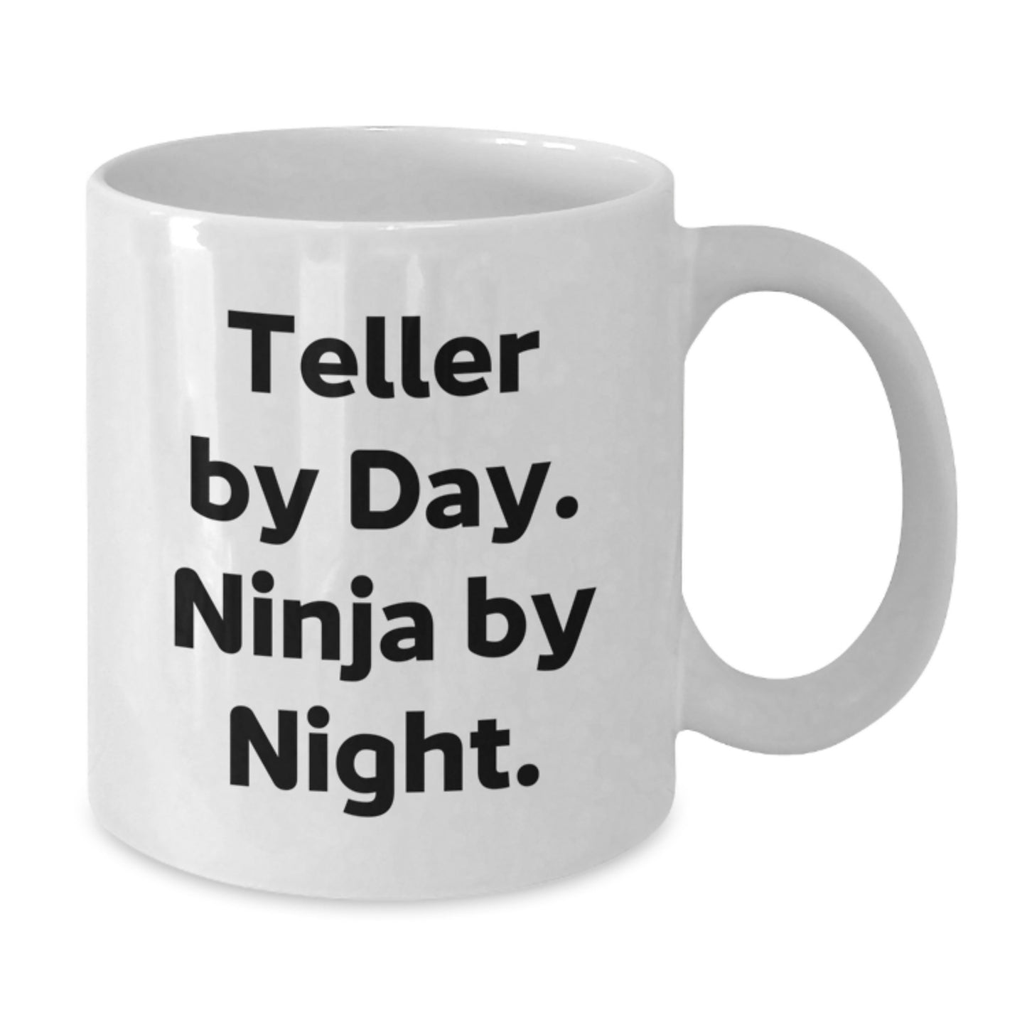 Teller White Coffee Mug, Funny Quote Gifts from Friends to Teller, Best Birthday Unique Gifts for Him, Her, or Anyone - Additional