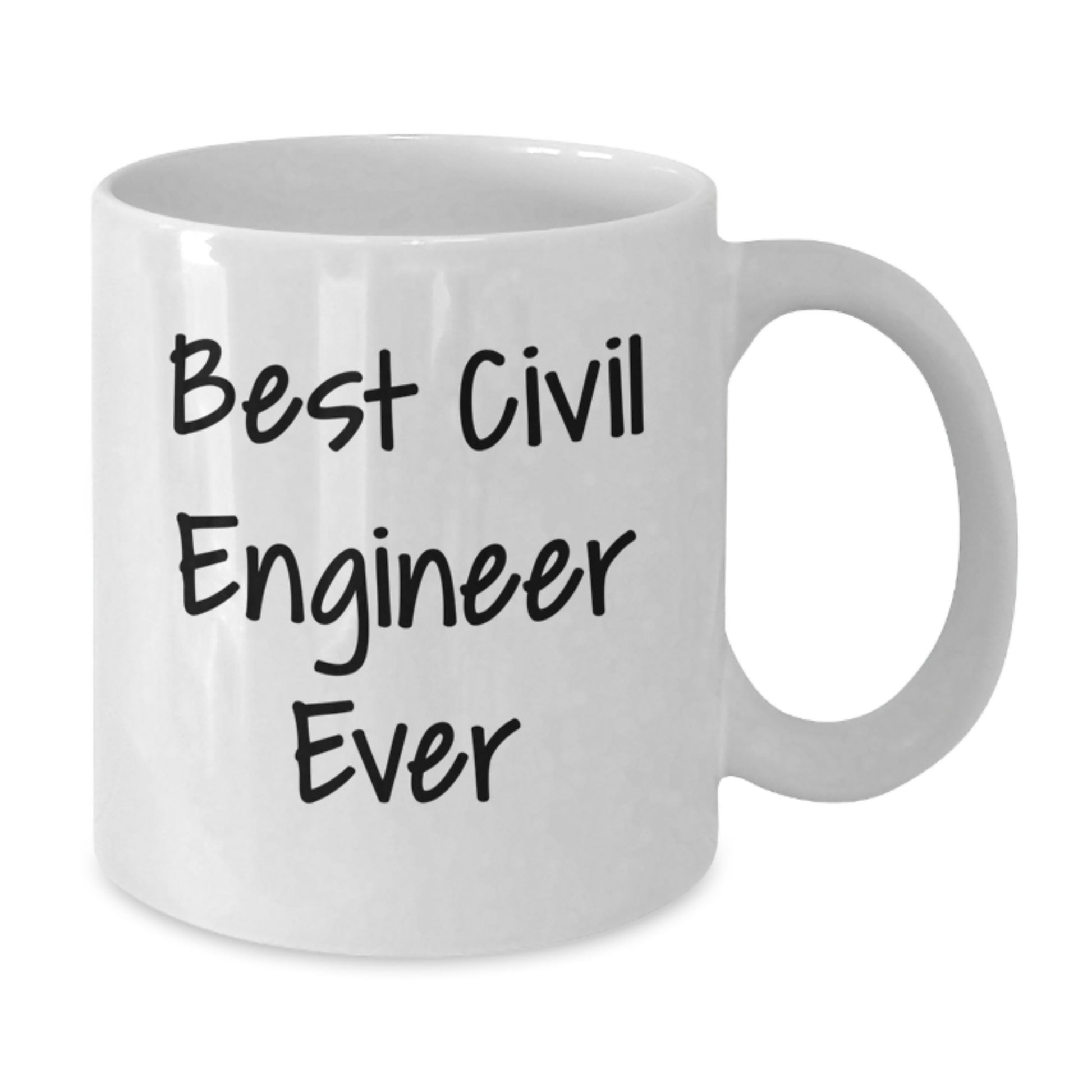 Funny Civil Engineer Gifts for Men White Coffee Mug Best Civil Engineer Ever Christmas Unique - Additional