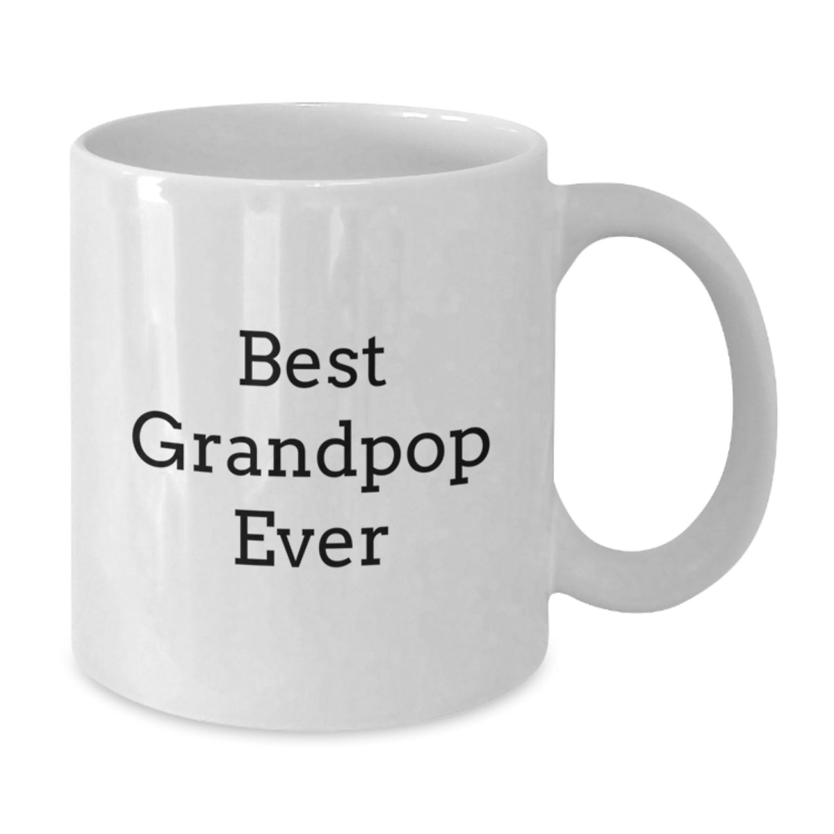 Funny Grandpop Gifts from Family, Best Grandpop Ever Quote on White Coffee Mug, Perfect for Christmas Morning - Additional