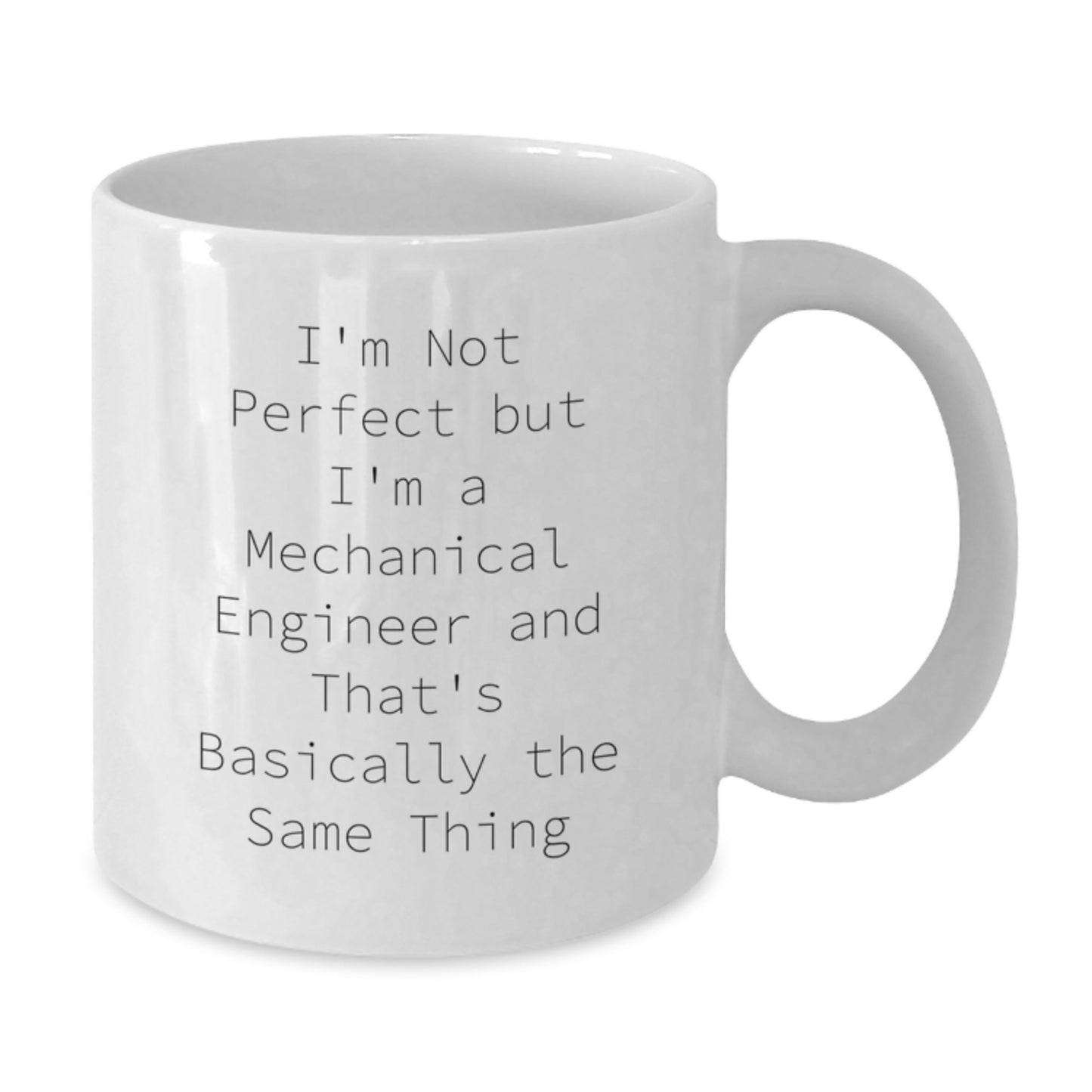 Funny Mechanical Engineer Gifts for Him, White Coffee Mug, Perfect for Christmas Unique Presents from Friends to Coworkers - Additional