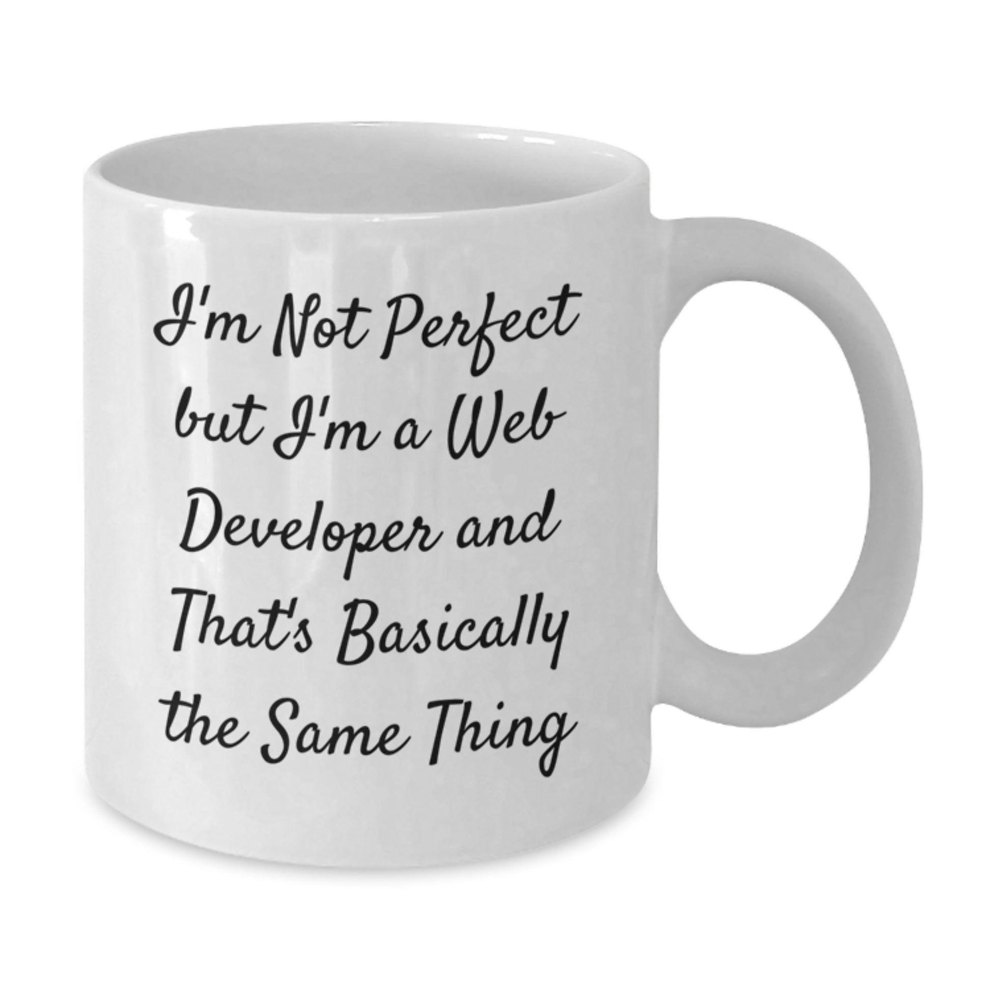 Funny Web Developer Gifts for Men, Unique Valentine's Unique Gifts from Friends, Cozy White Coffee Mug for Web Developer - Additional