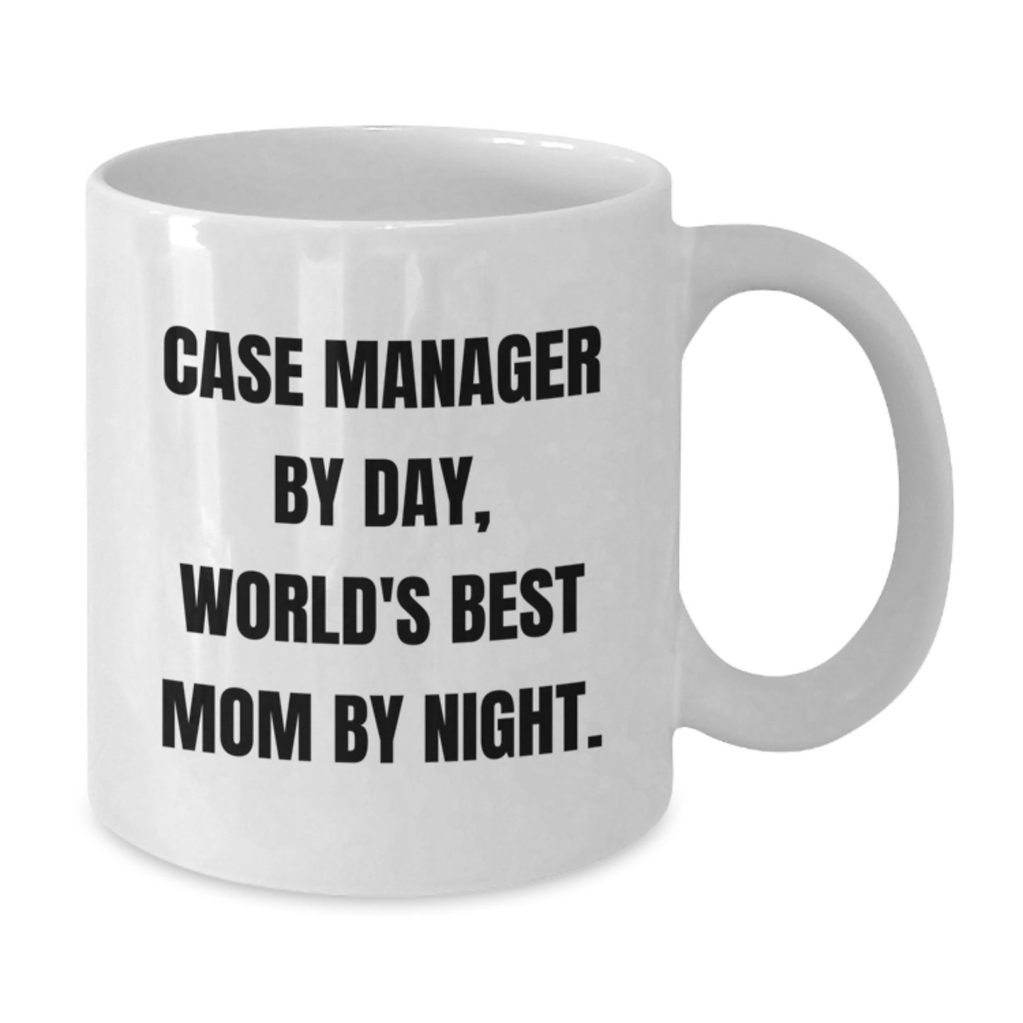 Funny Case Manager Gifts for Him, Unique White Coffee Mug, Christmas Unique Gifts from Dad to Case Manager Son - Additional