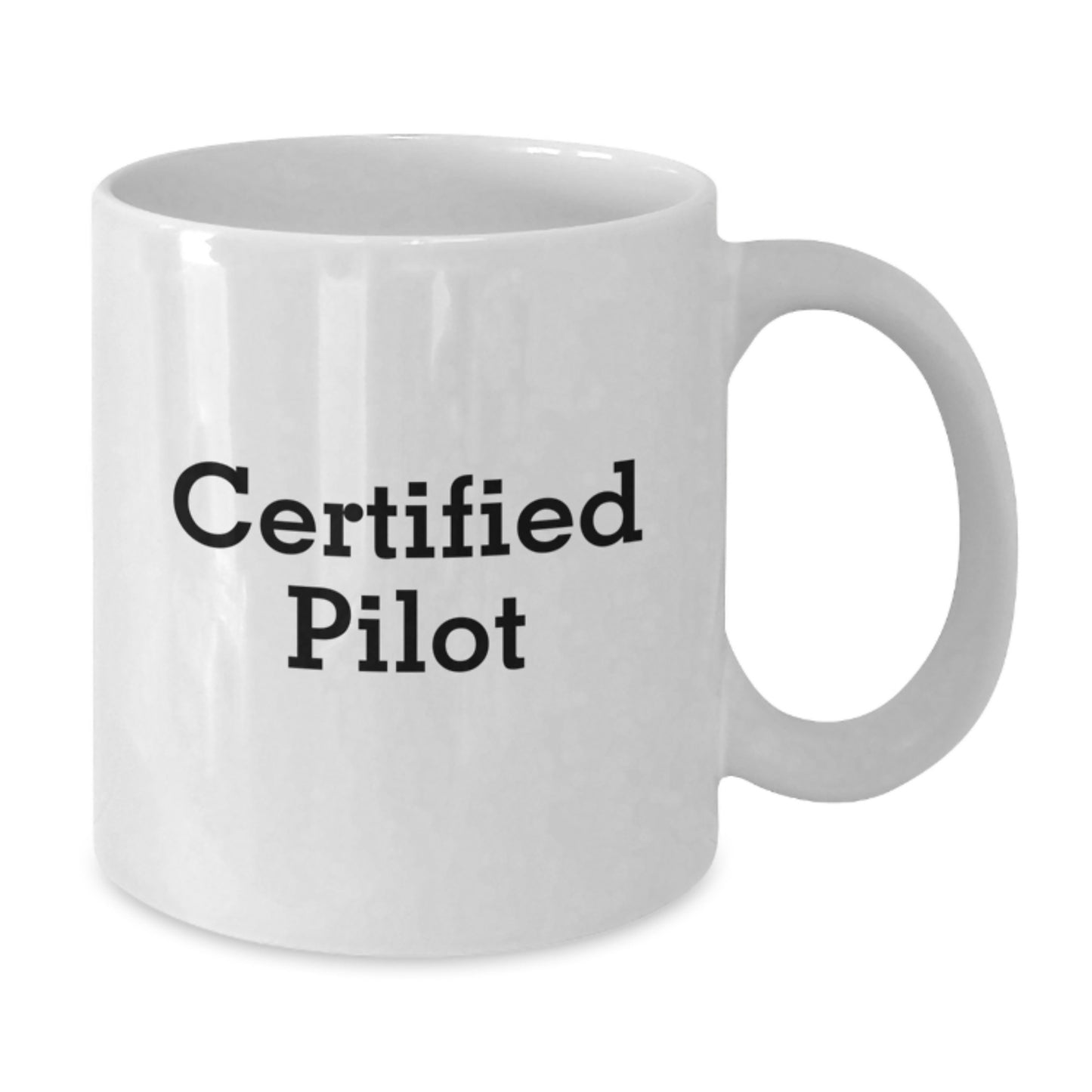 Funny Pilot Gifts from Men, Unique White Coffee Mugs for Certified Pilot, Christmas Unique Gifts - Additional