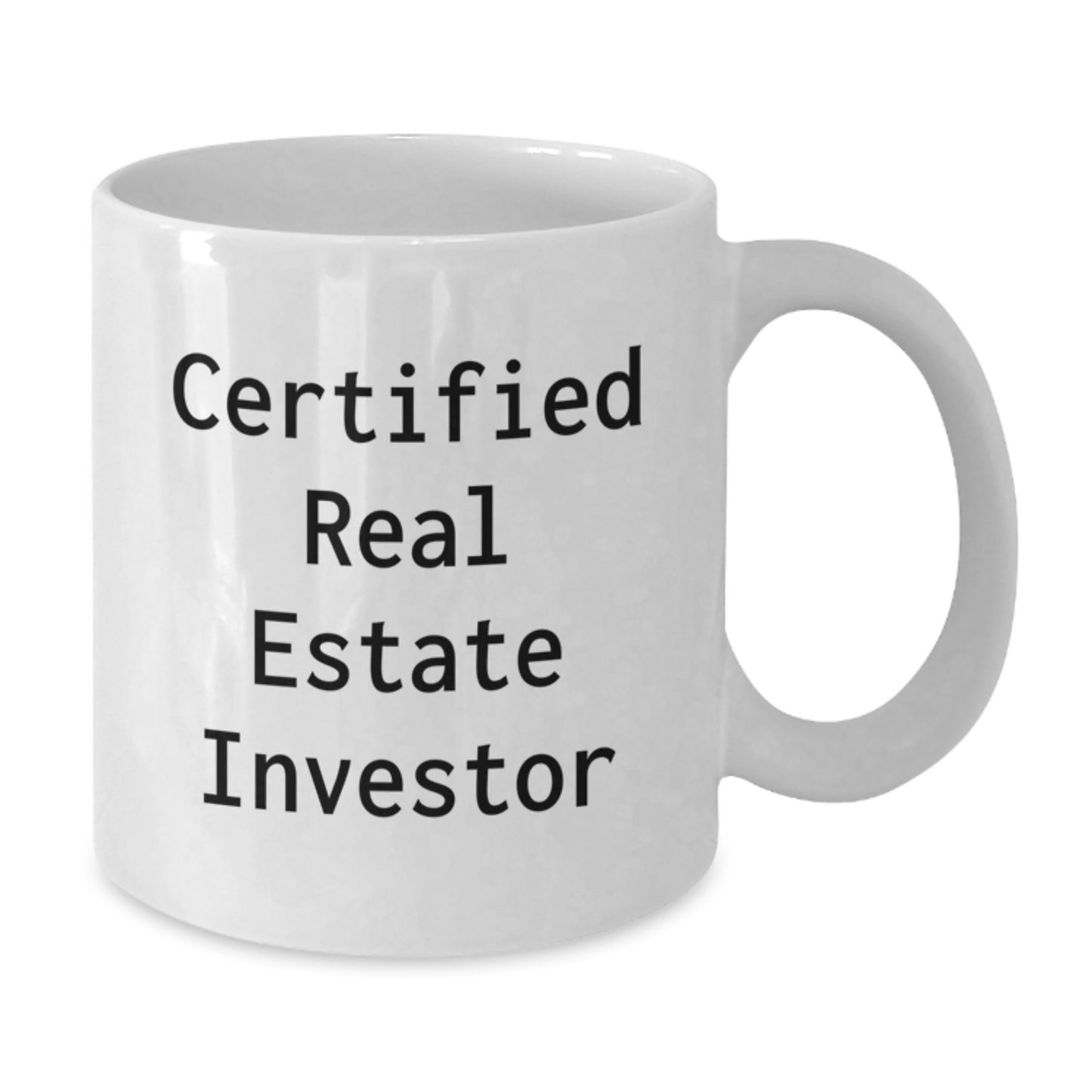Real Estate Investor Funny Quote White Coffee Mug Gifts from Men to Women on Valentine's - Additional