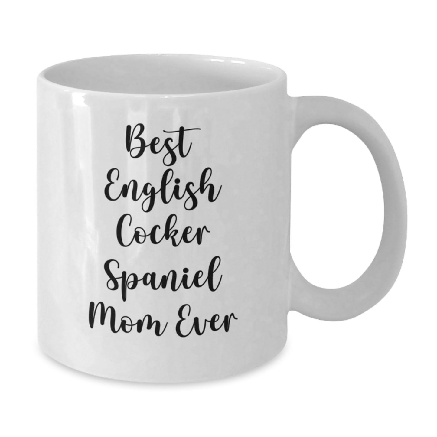 Funny English Cocker Spaniel Dog Mom Gifts from Men Women Friends - Best English Cocker Spaniel Mom Ever White Coffee Mug for Valentine's - Additional