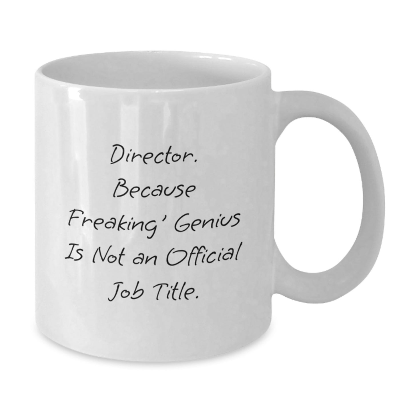 Funny Director Gifts from Friends, White Coffee Mugs for Directors, Graduation Unique Gifts for Him - Additional