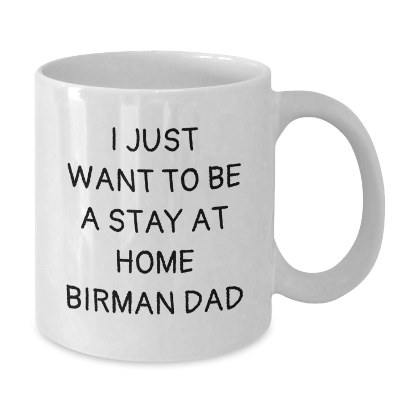 Funny Birman Cat Gifts for Men from Dad to Son this Christmas Unique White Coffee Mug - Additional