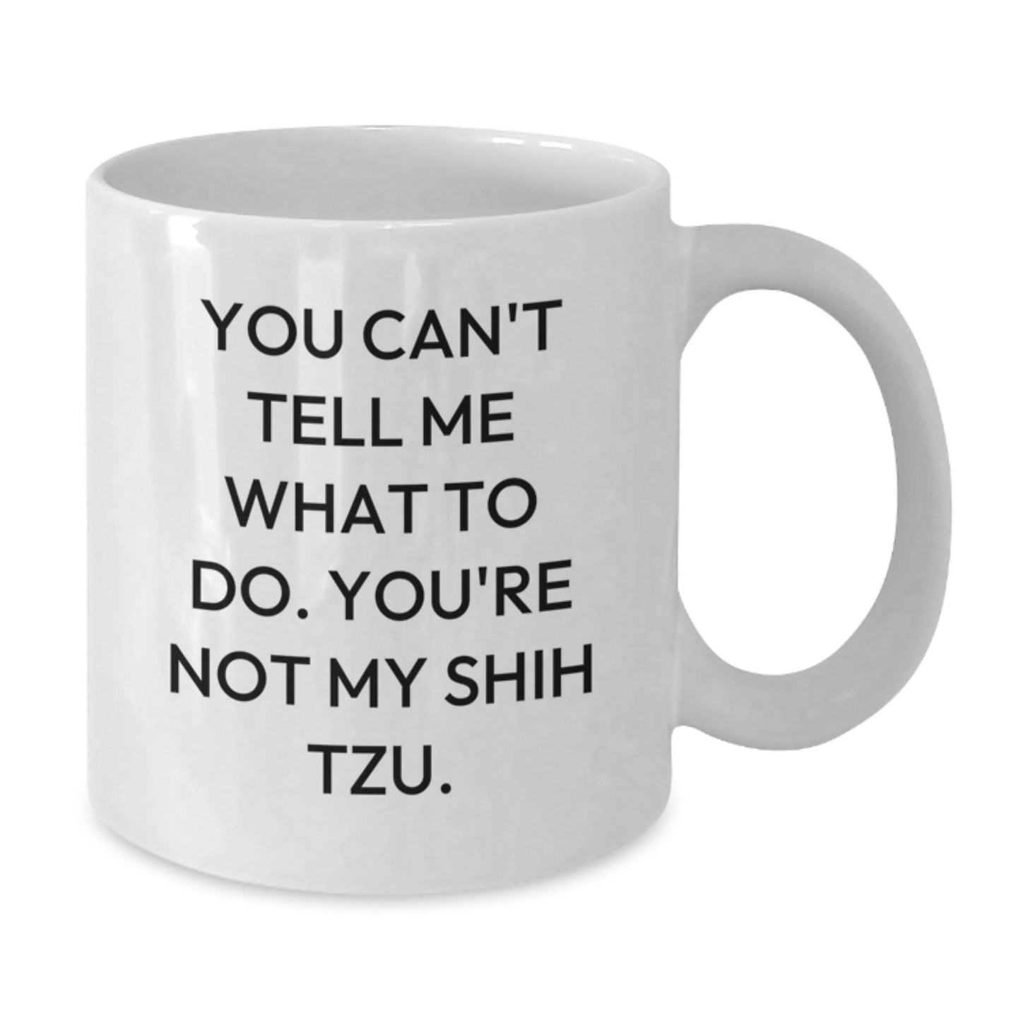 Funny Shih Tzu Dog White Coffee Mug Gifts from Friends Birthday Unique Finds - Additional