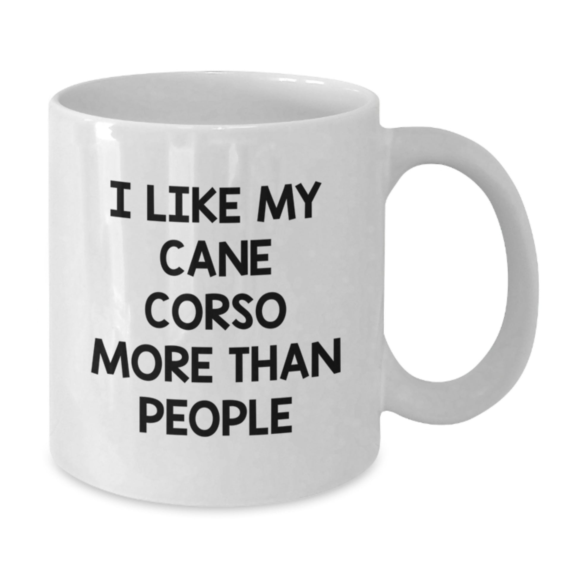 Cute Cane Corso Dog Lovers Gift Ideas Funny White Coffee Mug, Gifts from Friends for Cane Corso Dog Owners Birthday Unique - Additional