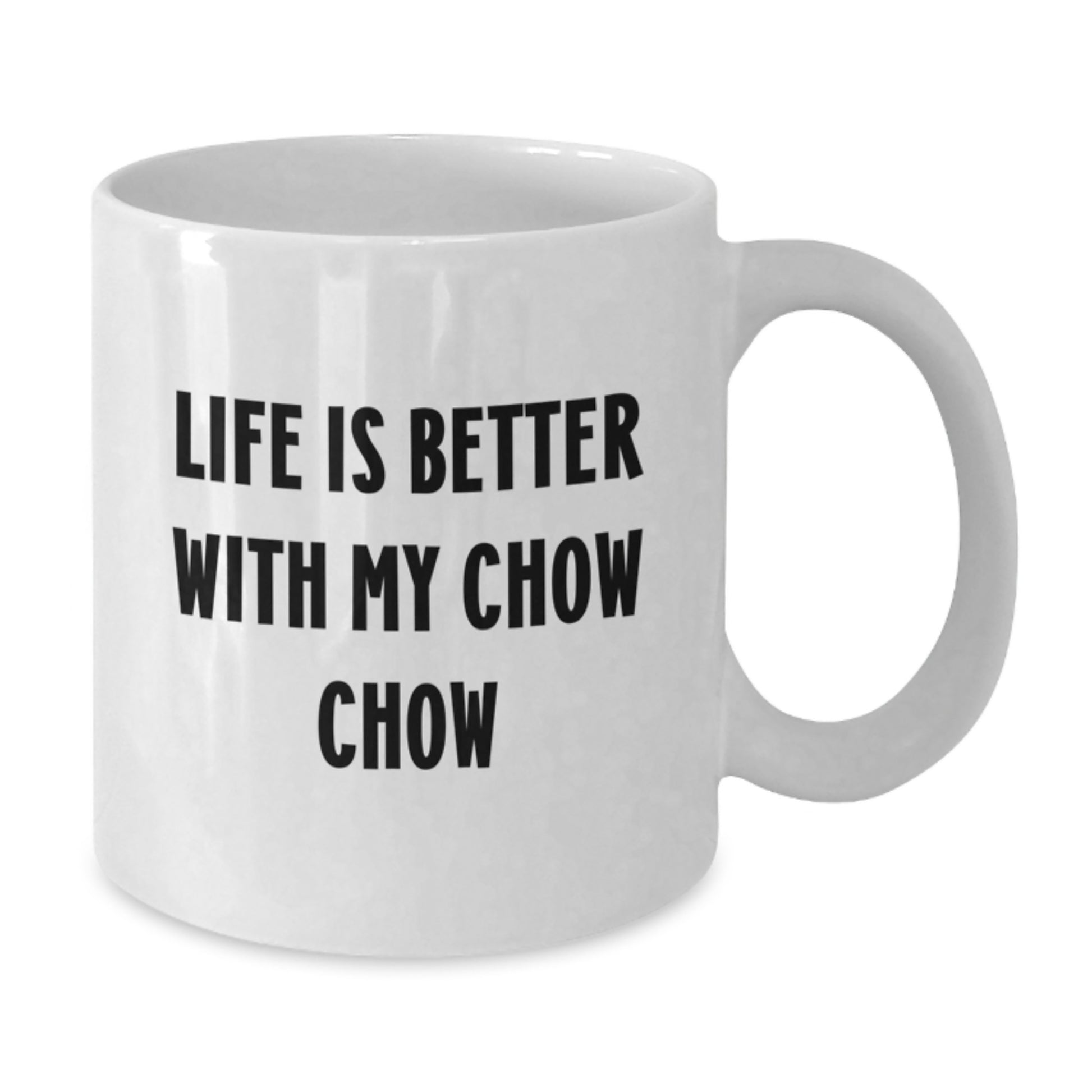 Chow Chow Dog Lovers Gifts from Family to Friends Funny White Coffee Mug for Birthday Unique Presents - Additional