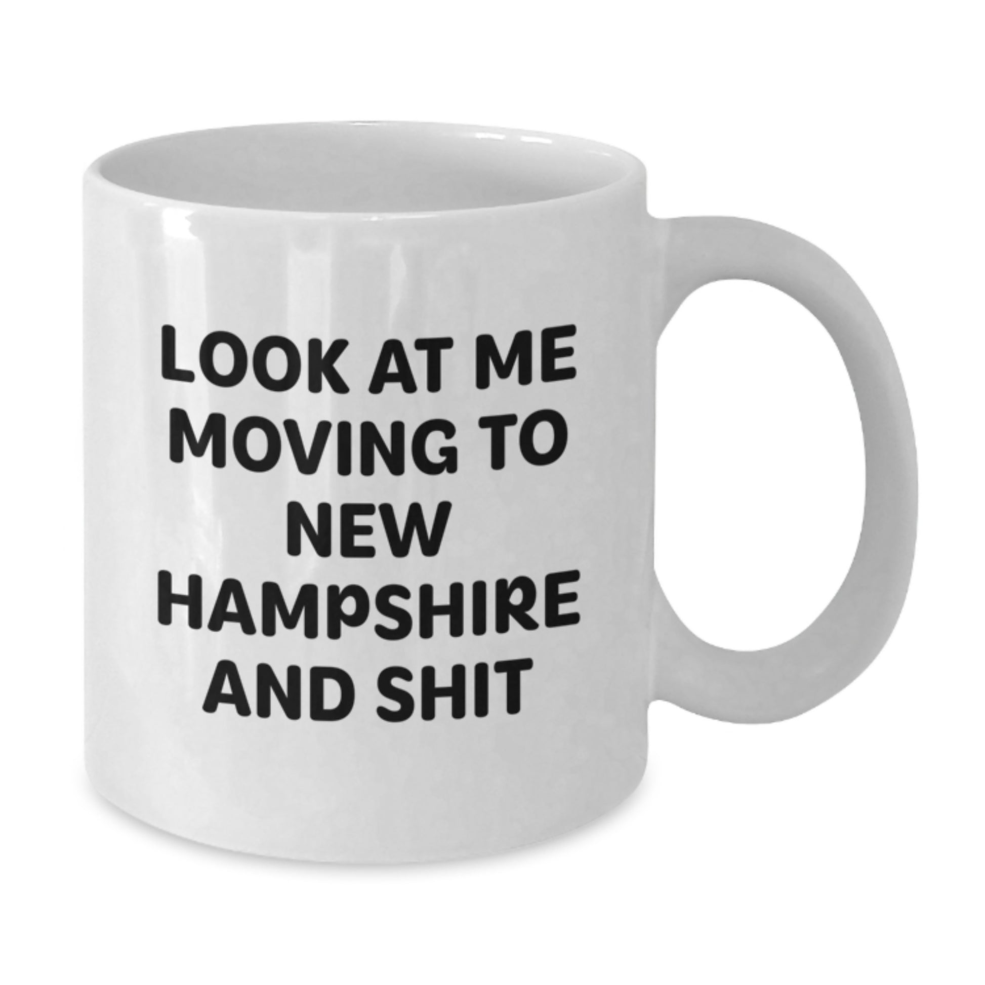 New Hampshire Funny Quote White Coffee Mug Gifts from Friends for Valentine's - Additional