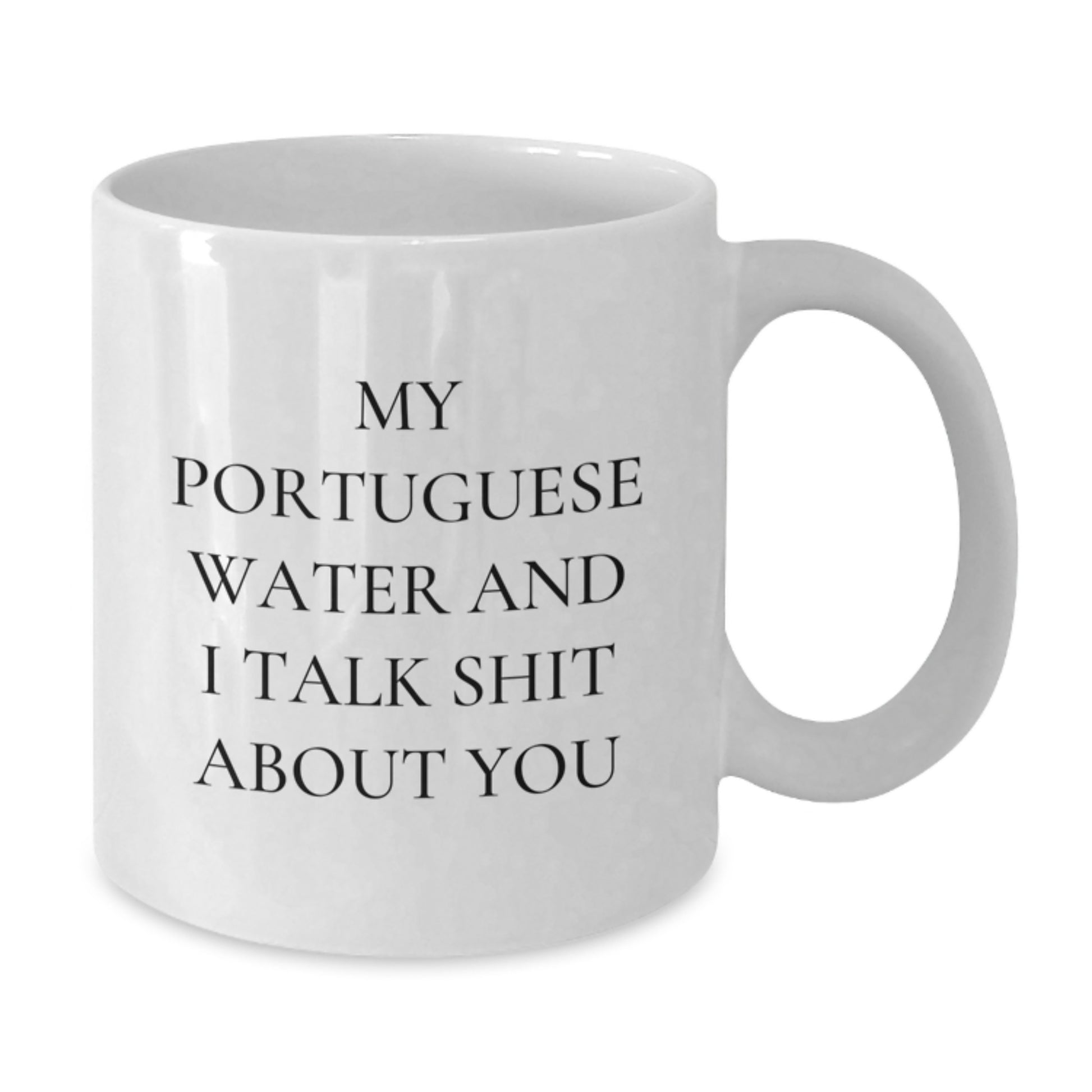 Funny Portuguese Water Dog Gifts for Men, Women, Friends, Family from Portuguese Water Dog Lovers - Graduation Unique Gifts for Her, Him, Coworkers, Portuguese Water Dog White Coffee Mug - Additional