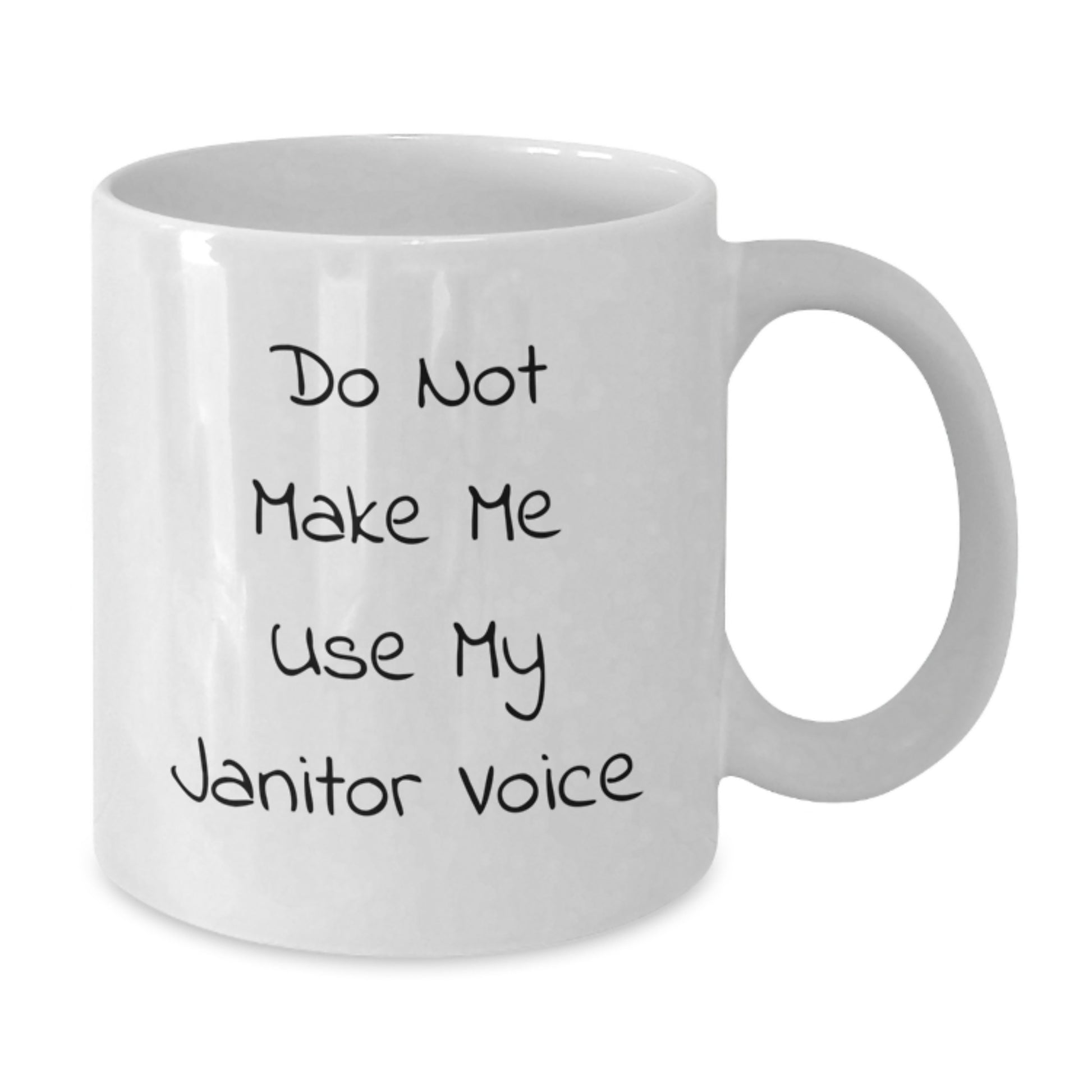 Funny Janitor Gifts for Janitor Mom - Unique White Coffee Mug Gifts from Family - Additional