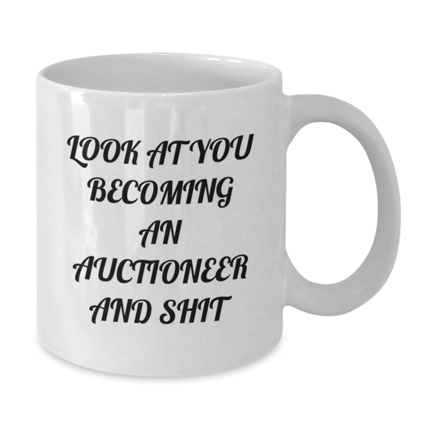 Funny Auctioneer White Coffee Mugs Gifts from Men to Auctioneer - Additional