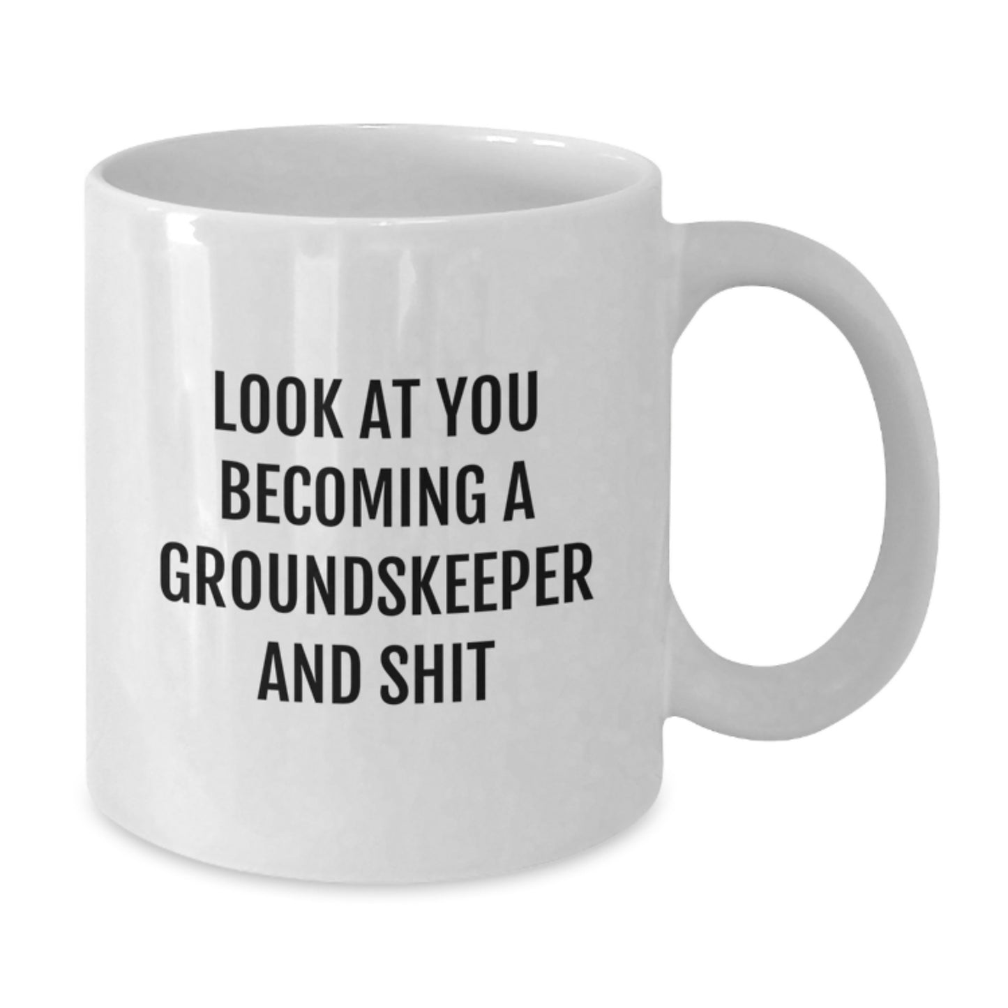 Gifts for groundskeeper from Friends, Funny groundskeeper Coffee Mug, White Ceramic Mug for groundskeeper on Mother's Day - Additional