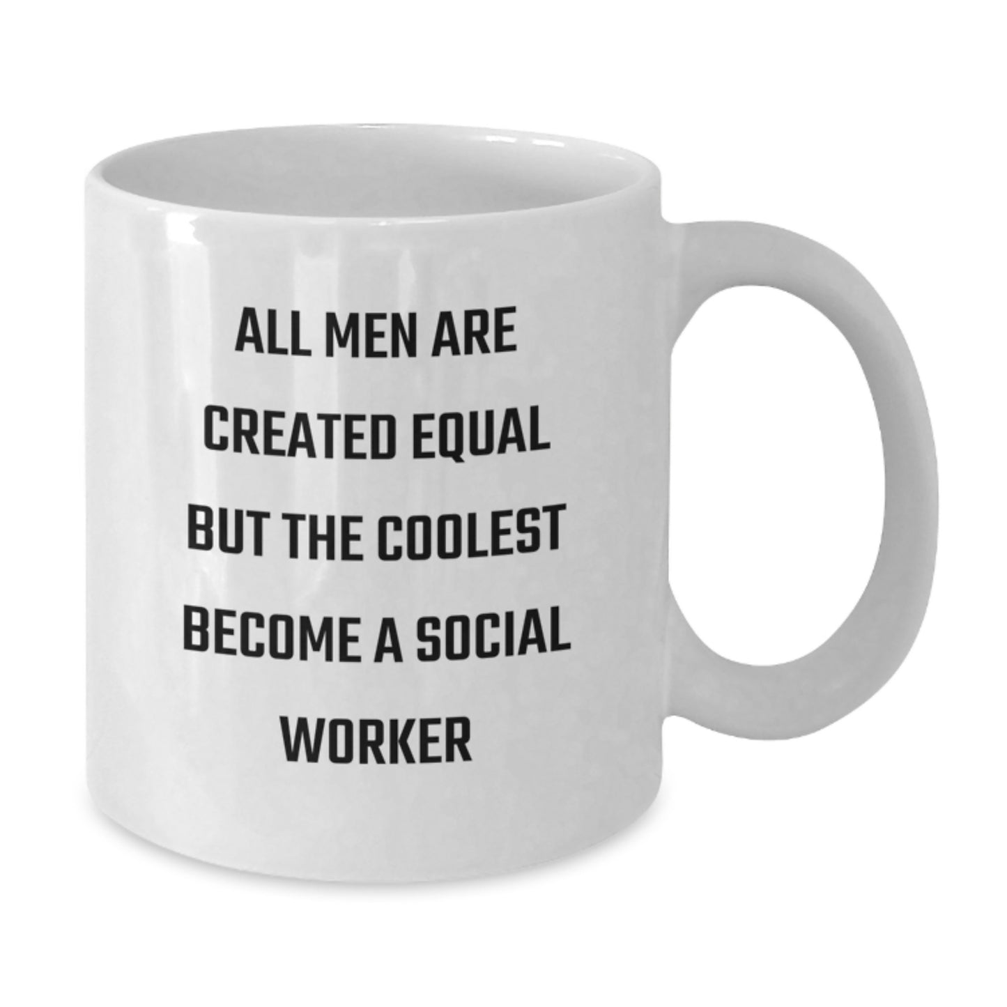 Funny Social Worker Gifts from Friends for Dad on Father's Day - White Coffee Mug - Additional