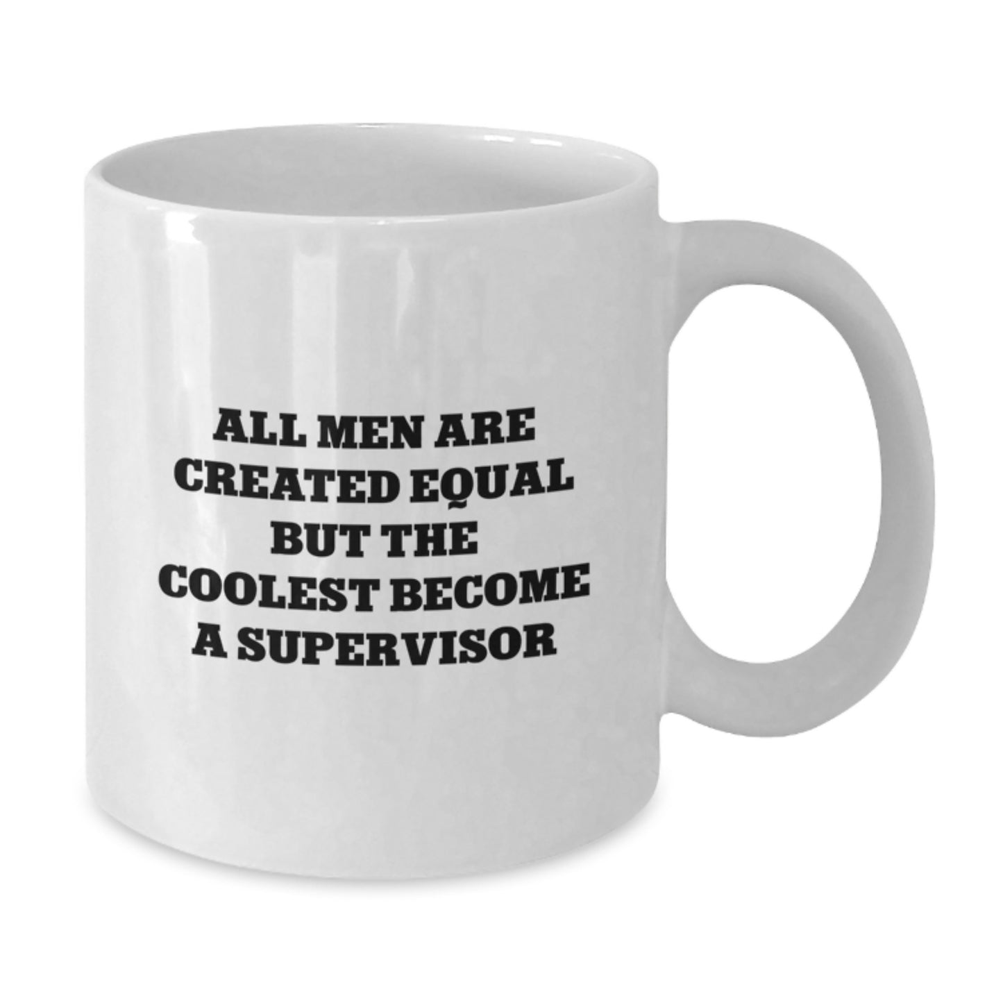 Funny Supervisor Gifts from Men for Supervisor on Father's Day Unique White Coffee Mug - Additional