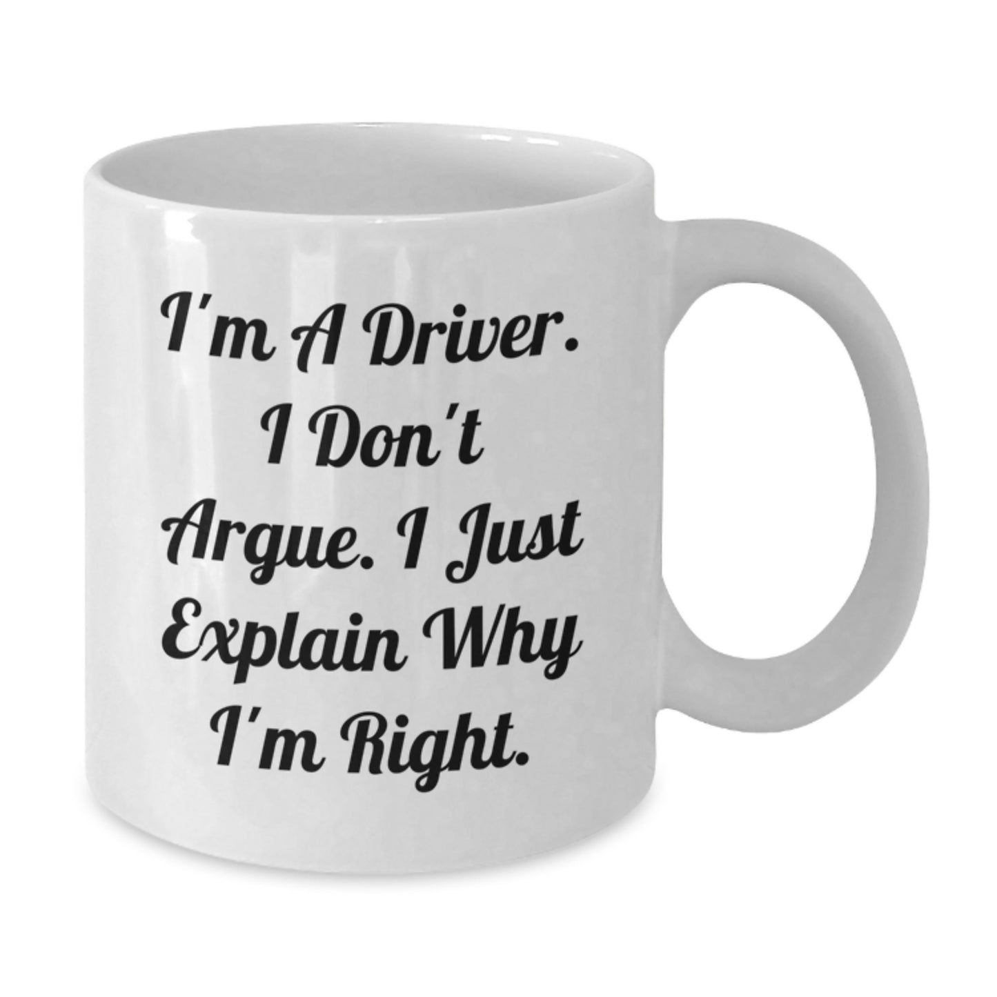 Funny Driver Gifts from Men to Driver, White Coffee Mugs for Driver, Mother's Day Unique Gifts for Him - Additional