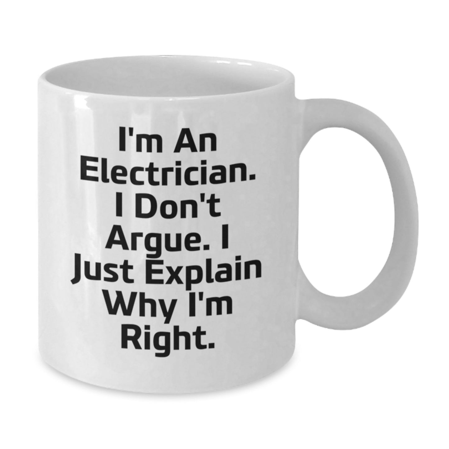 Unique Gifts from Men for Electricians, Funny White Coffee Mug for Mother's Day - Additional