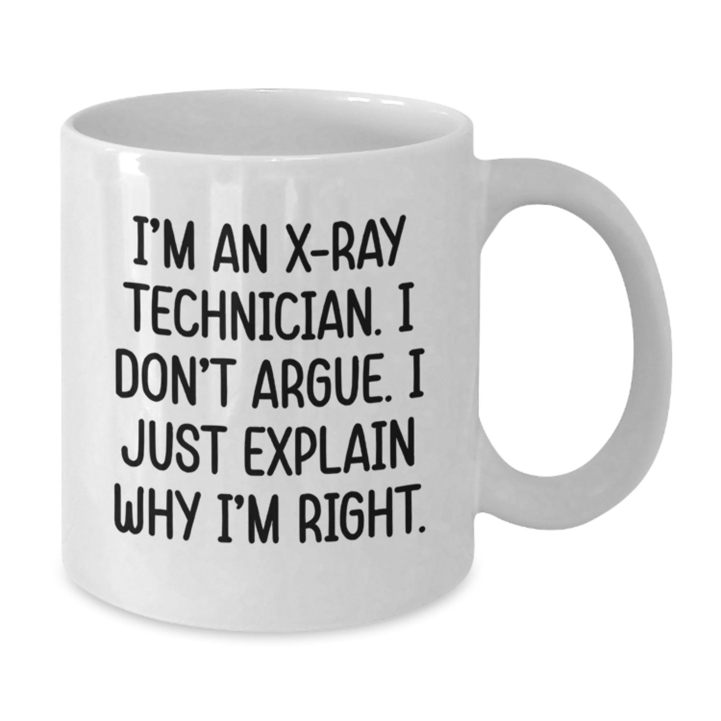 Funny X-Ray Technician White Coffee Mug Gifts from Men for Mother's Day - Additional