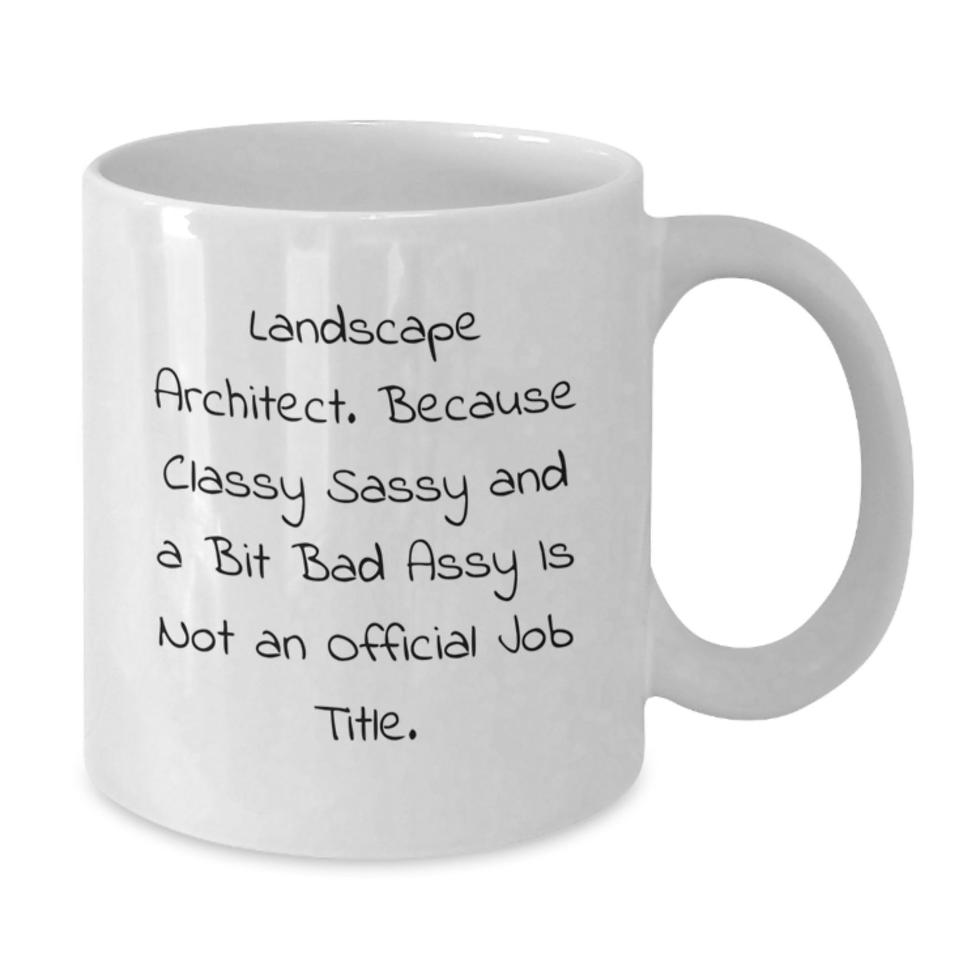 Landscape Architect Funny Quote White Coffee Mug Gifts from Men to Friends and Family for Graduation Unique Gift Ideas - Additional