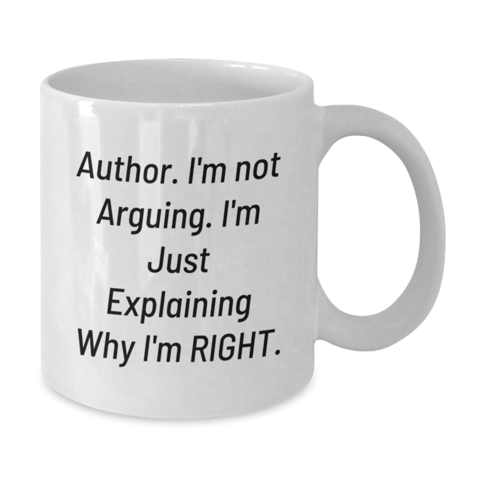 Funny Author White Coffee Mugs Gifts from Friends for Authors Graduation Unique Gifts - Additional