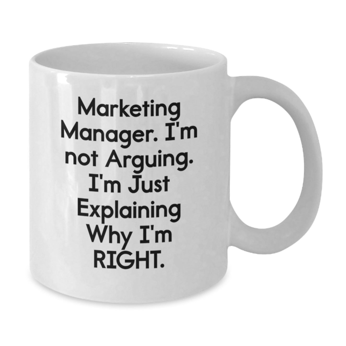 Marketing Manager Humor Funny White Coffee Mug Gifts for Mom Mother's Day from Family - Additional