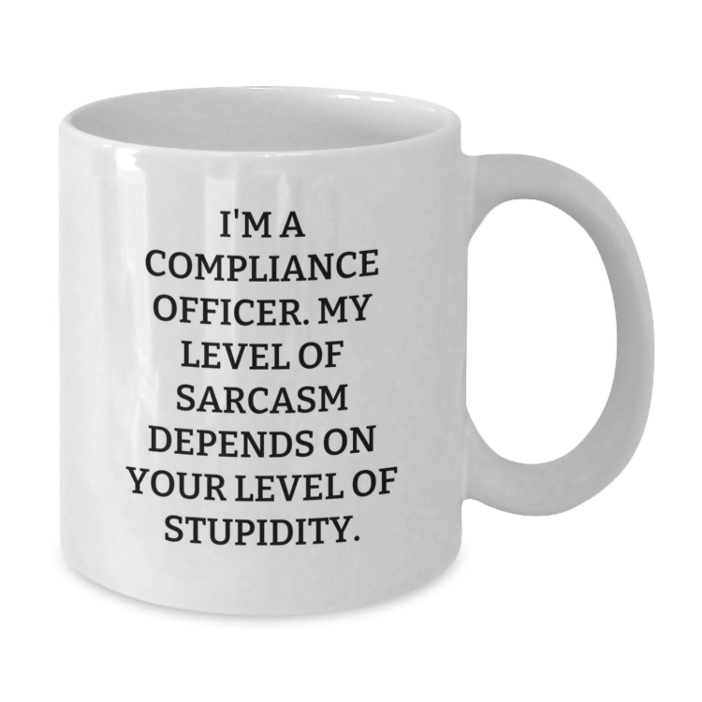 Funny Compliance Officer Gifts, White Coffee Mug for Friends, Graduation Unique Presents from Women - Additional