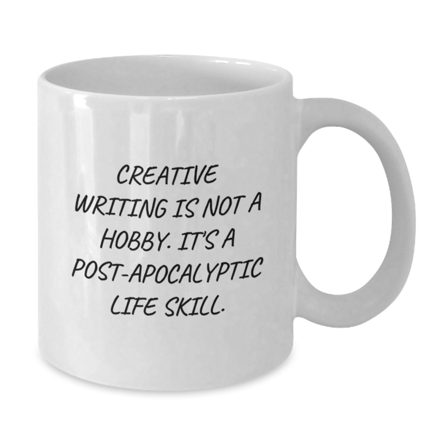 Funny Creative Writing Quote Gifts from Friends for Writer Women - Inspirational White Coffee Mug, Birthday Unique Gifts for Creative Writing Enthusiasts, Ceramic Mug with Humorous Quote - Additional