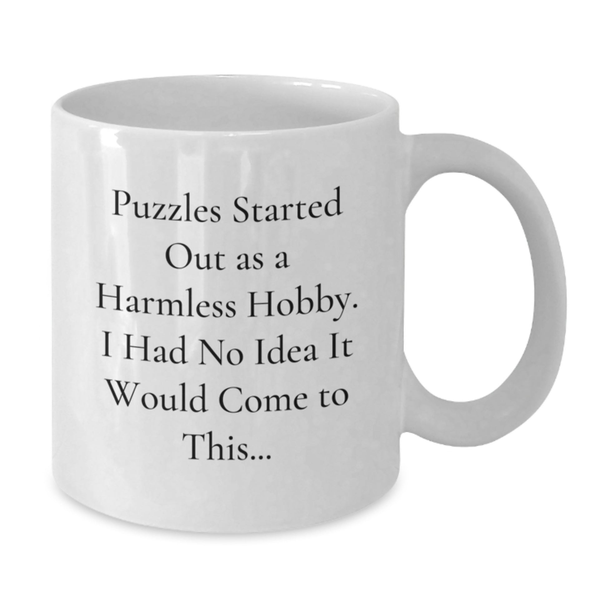 Puzzles Lover Gifts from Men, Funny White Coffee Mug for Puzzles Enthusiasts, Christmas Unique Gifts - Additional