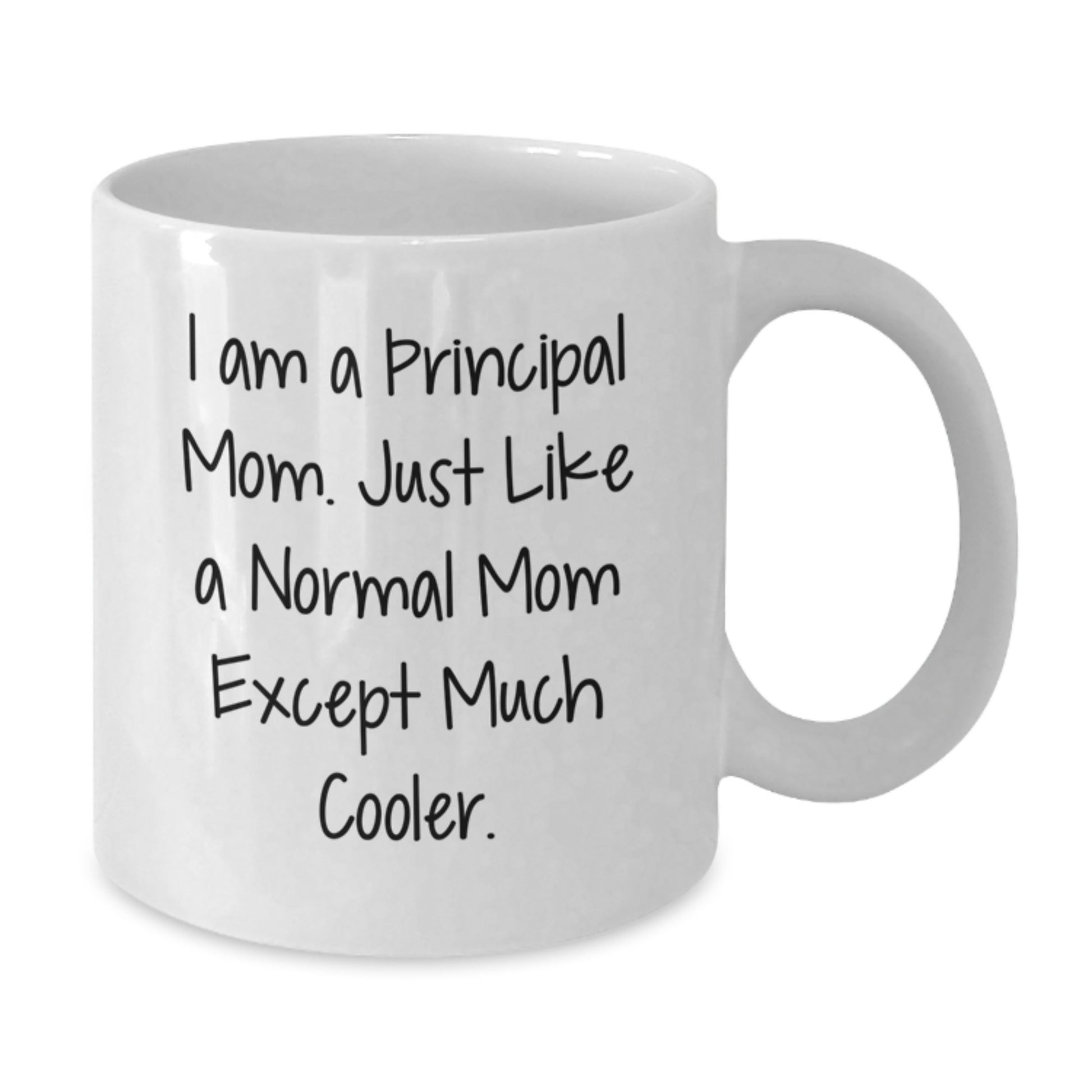Funny Principal Mom Gifts from Men to Friends White Coffee Mug for Christmas Unique Presents - Additional