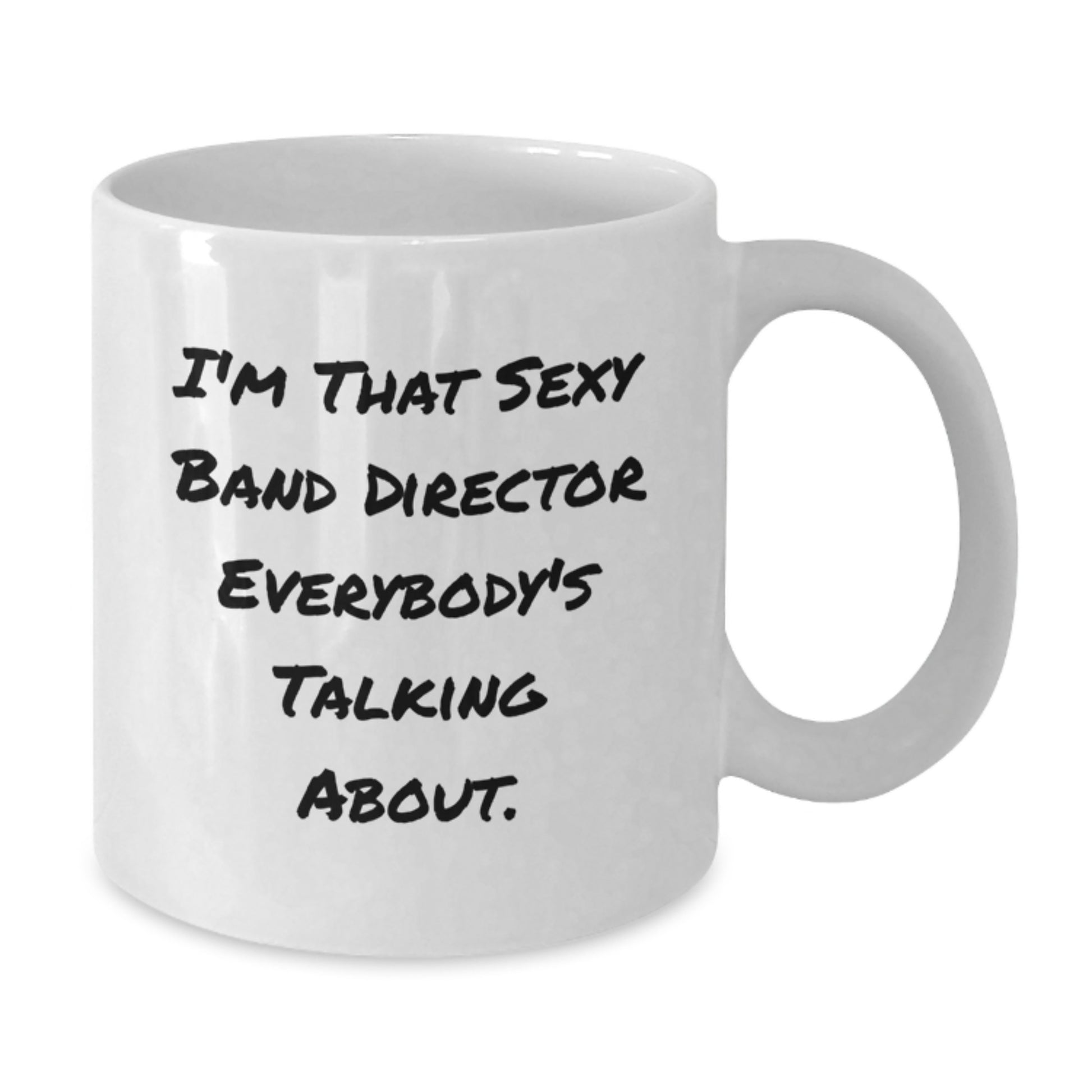 Funny Band Director Quotes Gifts for Him Christmas Unique Mug White Coffee Mugs for Band Director Friends and Family Unique Gifts from Men - Additional