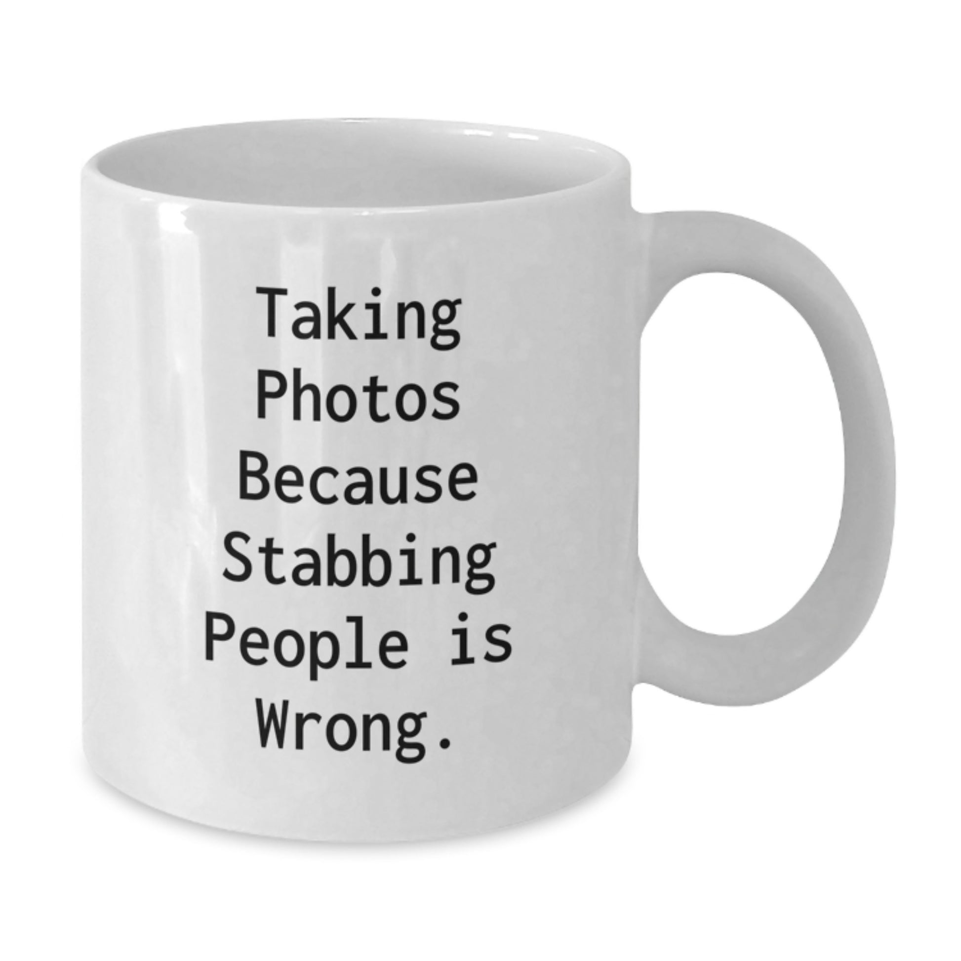 Funny Taking Photos Gifts for Men Women Friends Coworkers from Family, White Coffee Mug with Quirky Quote, Perfect Christmas Unique Gifts - Additional
