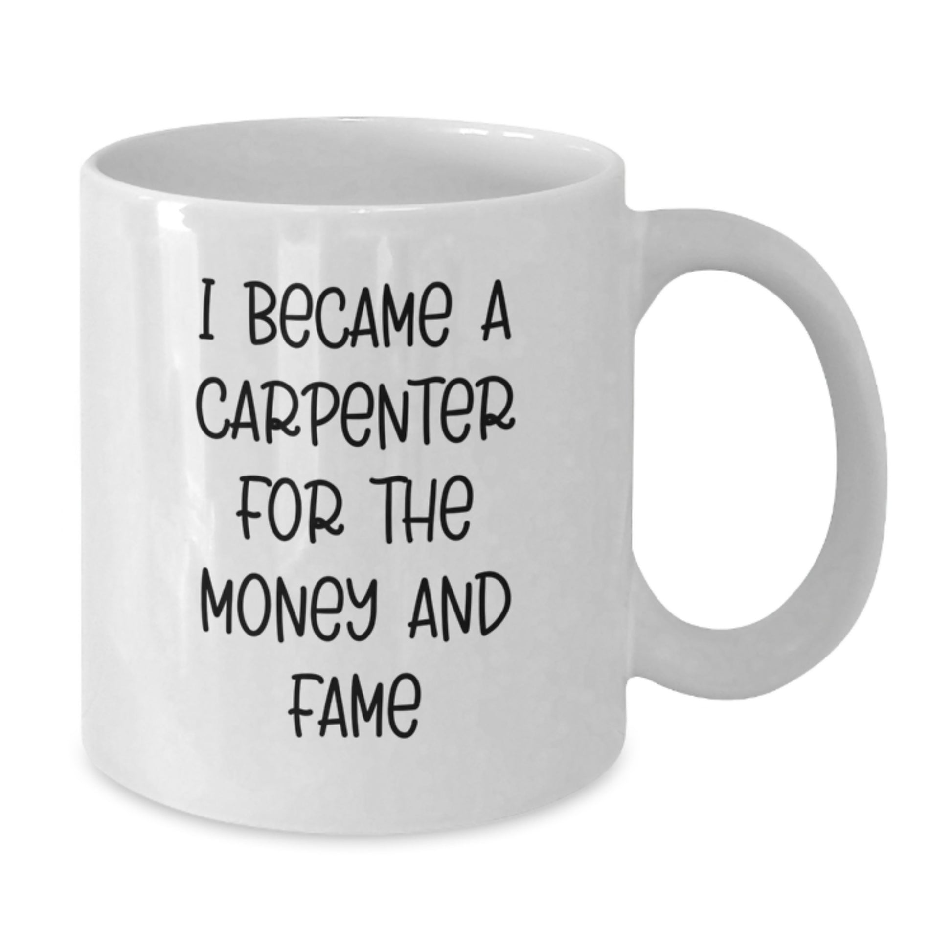 Funny Carpenter Quotes White Coffee Mug Gifts from Family - Christmas Unique Presents for Men Carpenter - Additional