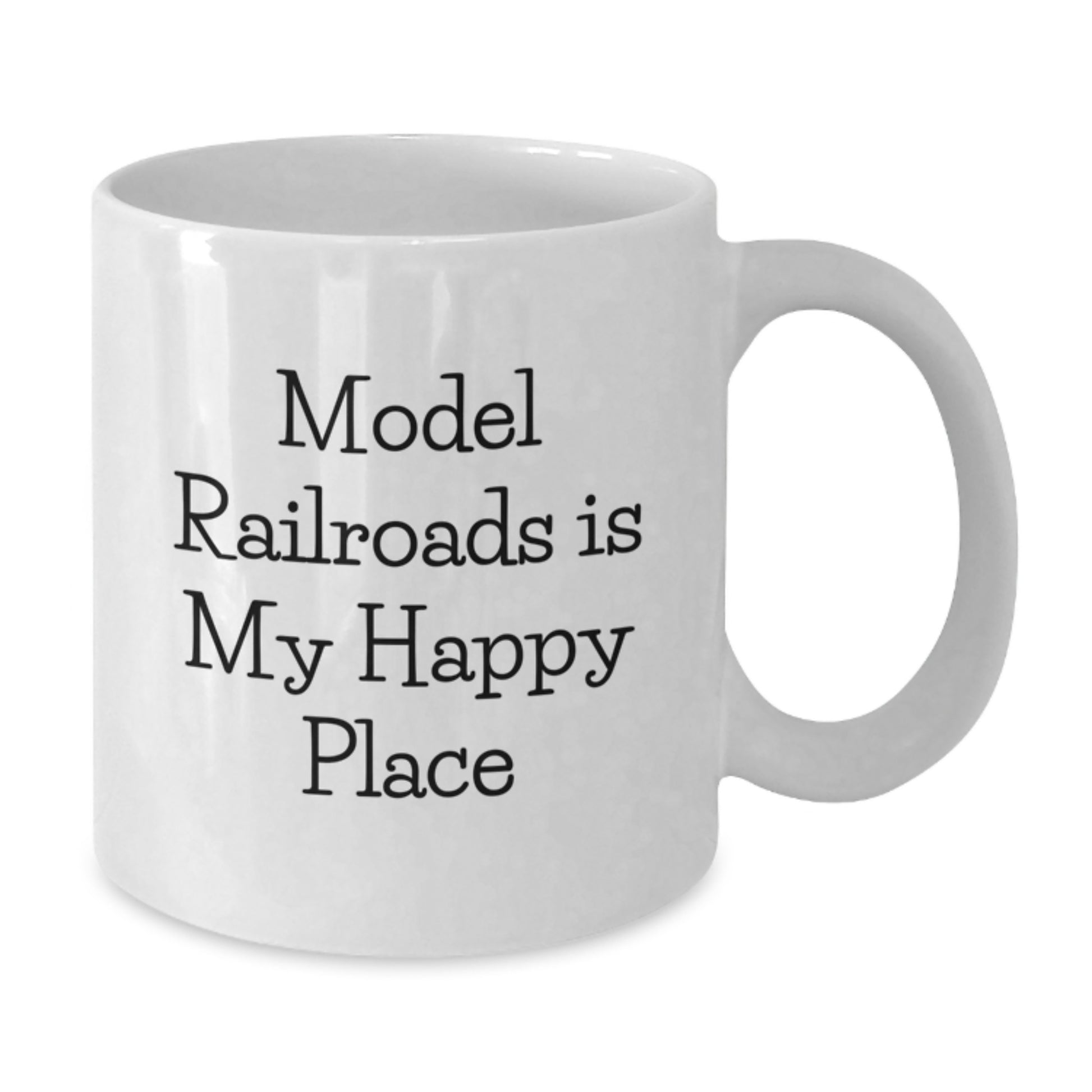 Model Railroads Enthusiast Gifts from Dad for Father's Day Unique White Coffee Mug - Additional