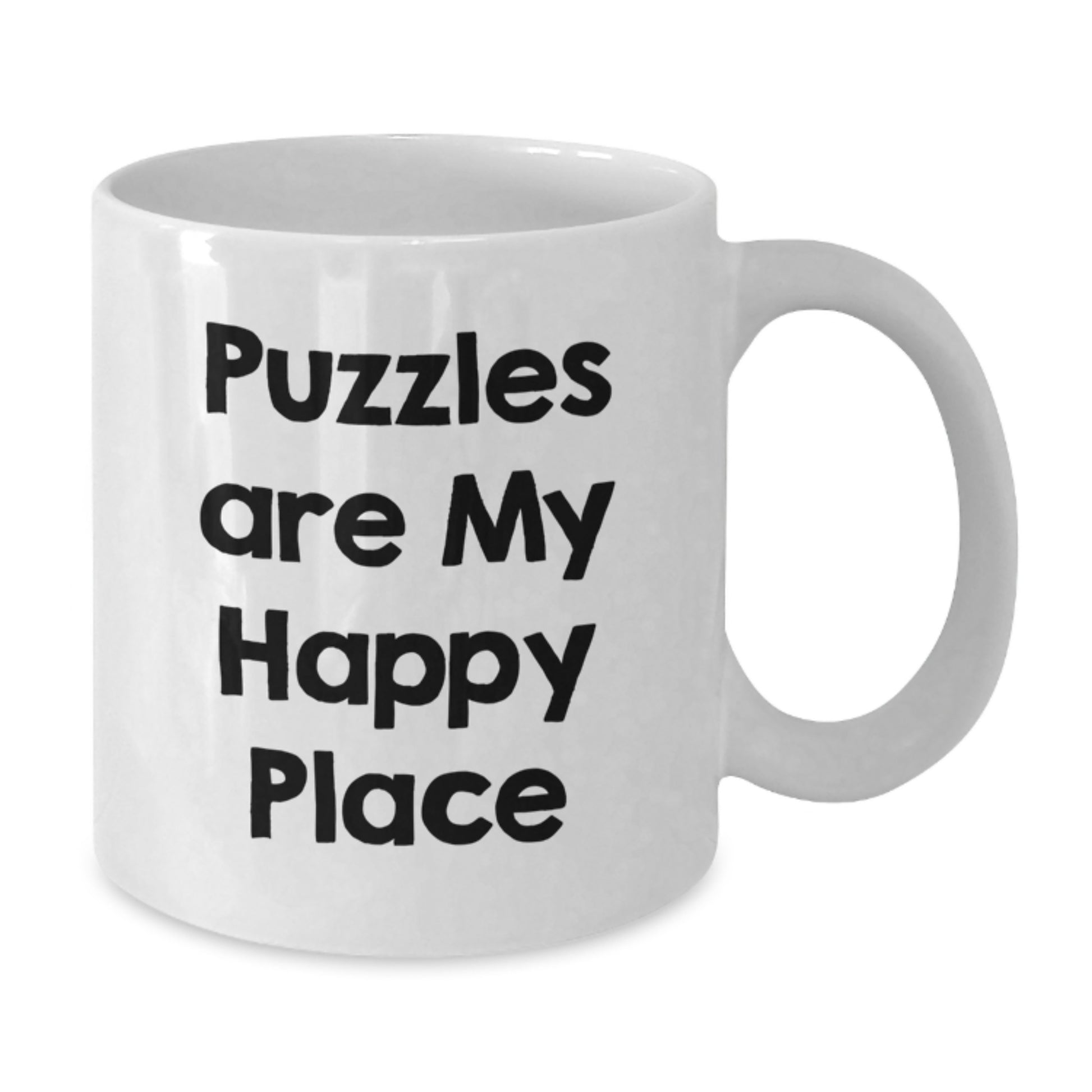 Puzzles Enthusiast Funny Quote White Coffee Mugs for Dad, Father's Day Unique Gifts from Family, Puzzles Lover Mug 11oz or 15oz Ceramic - Additional