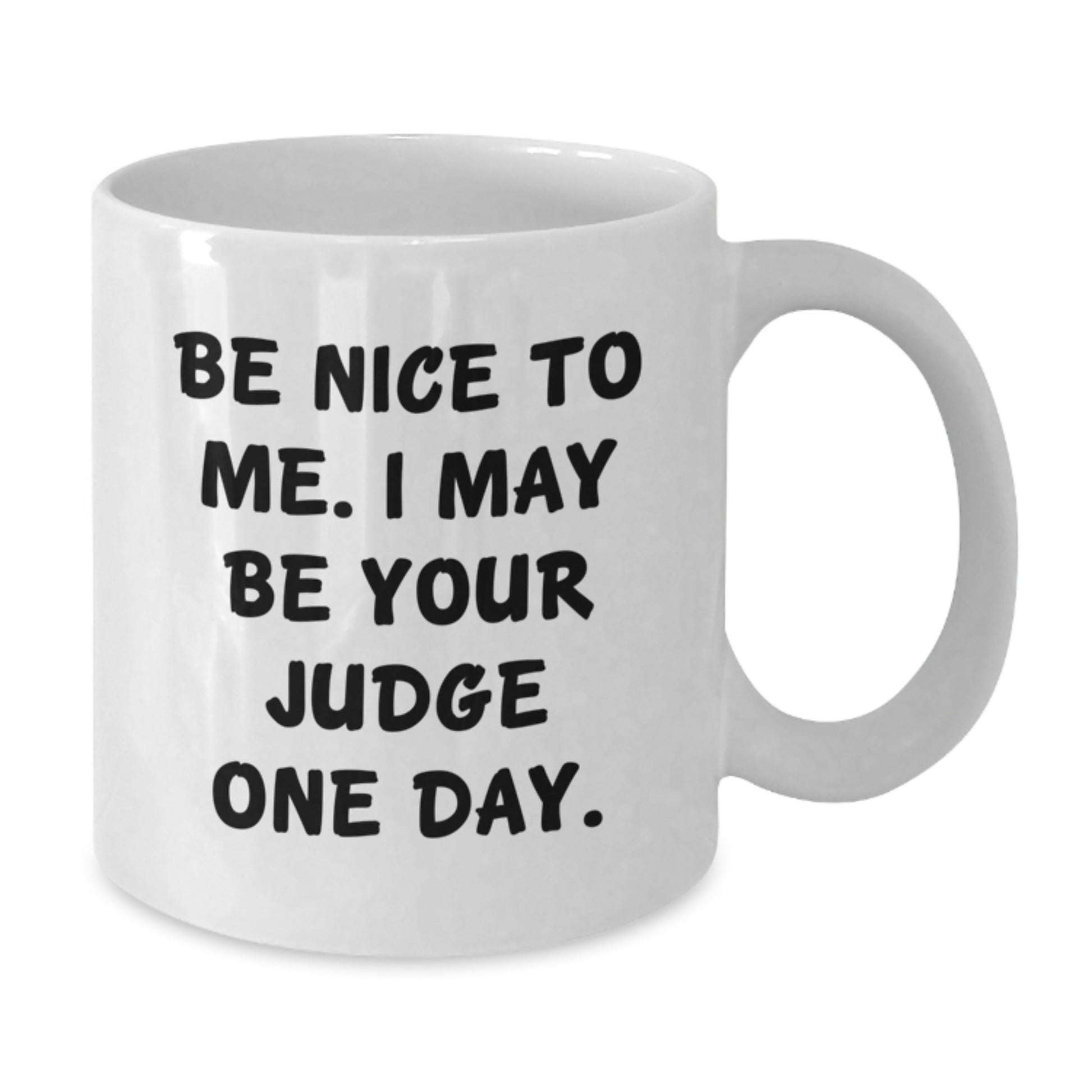 Funny Judge White Coffee Mug Gifts from Friends for Birthday Unique Unique - Additional