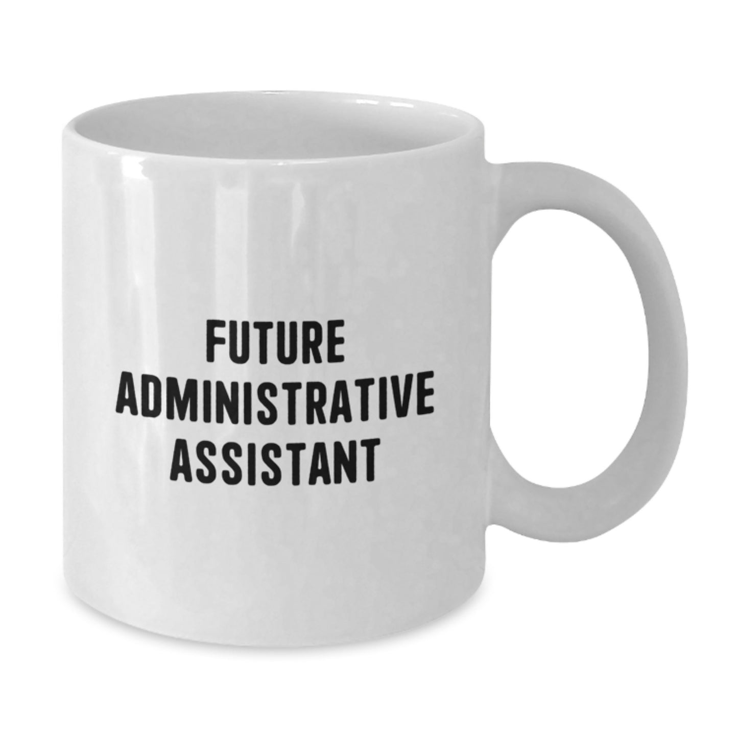 Funny Administrative Assistant Gifts for Her, White Ceramic Christmas Mug with Inspirational Quote, Gifts from Women to Women - Additional