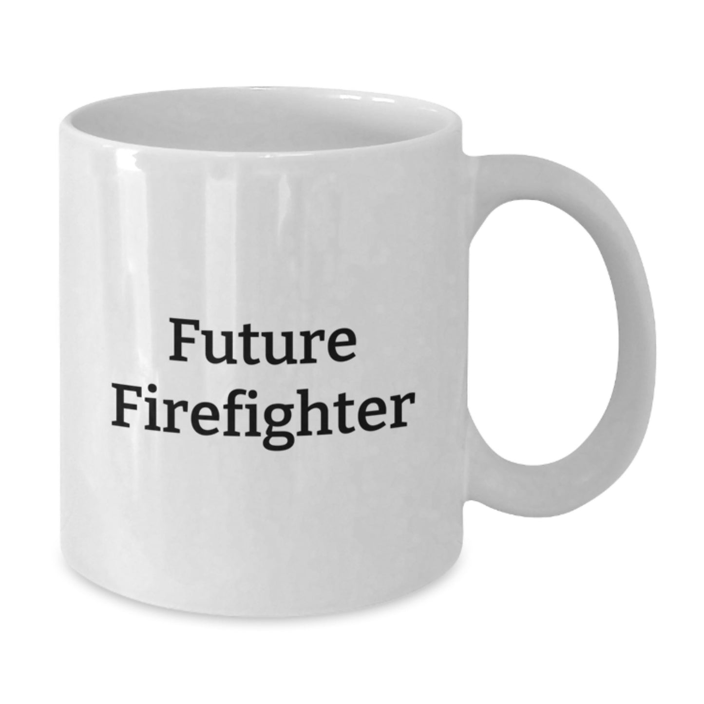 Funny Future Firefighter White Coffee Mug, Gifts from Friends to Firefighter Men, Christmas Unique Gifts for Firefighter, Inspirational White Coffee Mug - Additional