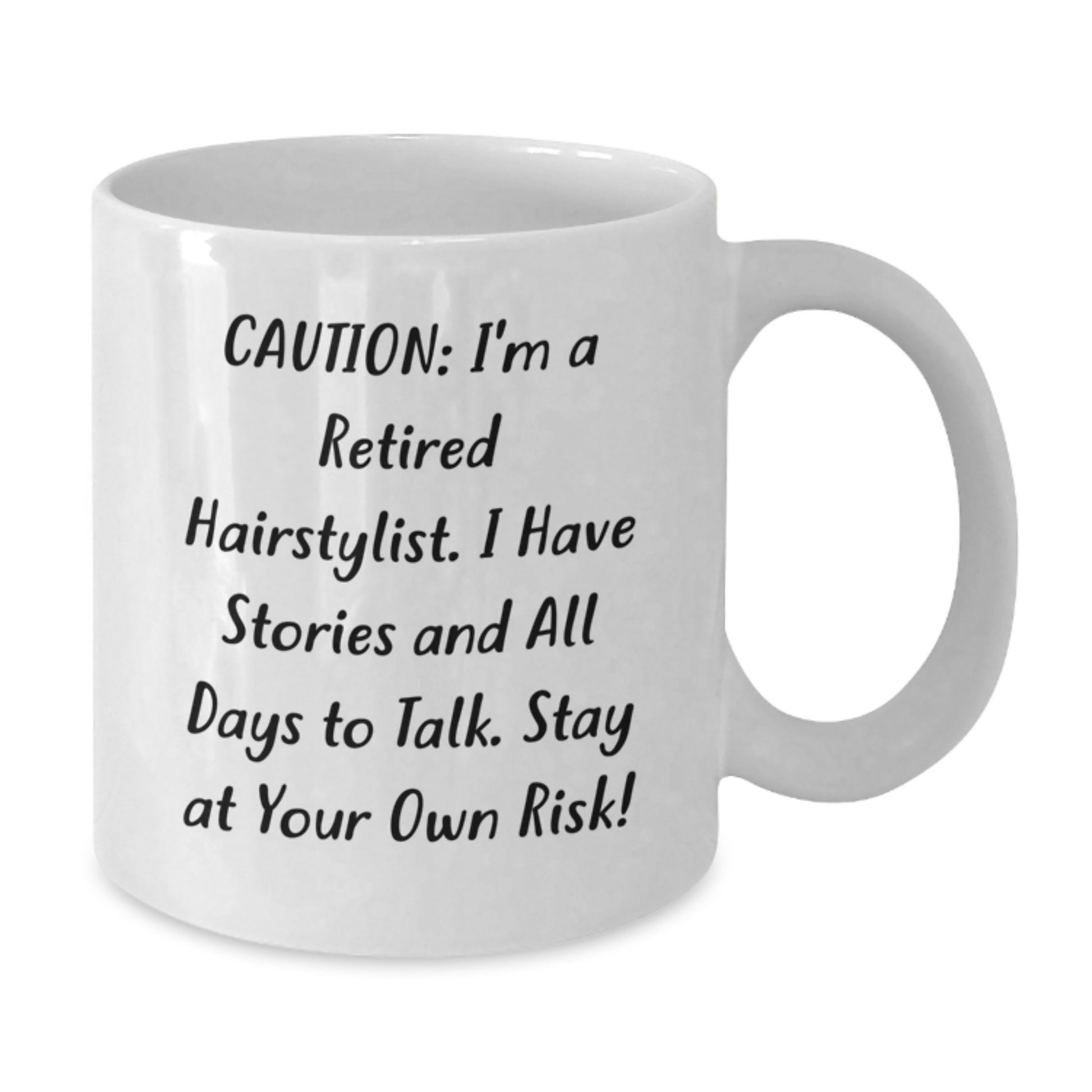 Funny Hairstylist Gifts for Christmas - White Coffee Mug from Friends - Additional