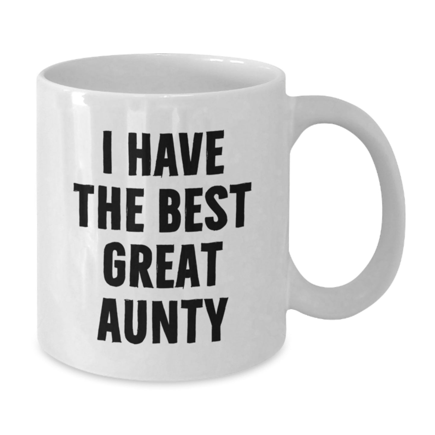 Funny Aunty Gifts from Family, White Coffee Mug for Amazing Aunty, I Have The Best Great Aunty - Additional