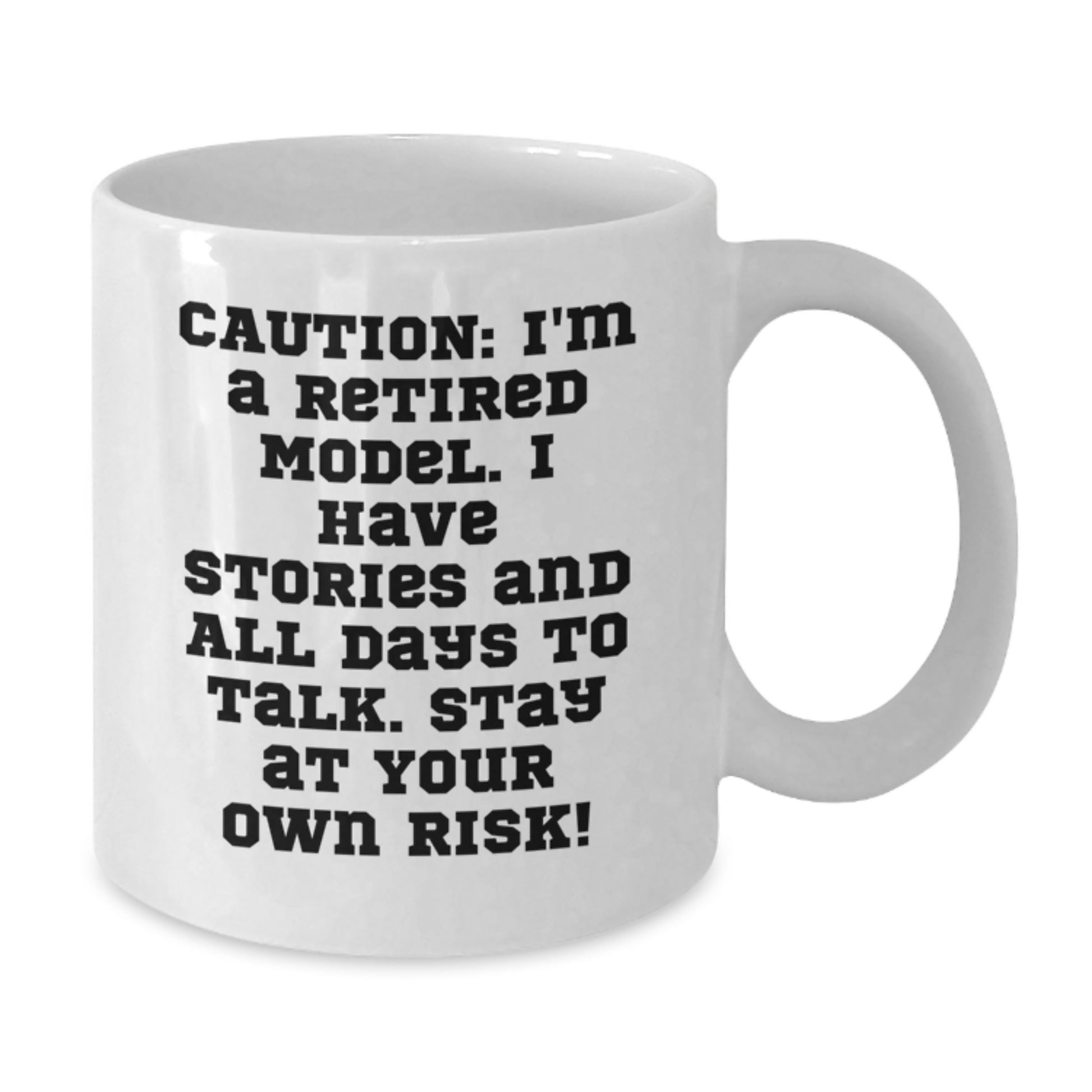 Funny Model Gifts from Friends for Men Women Christmas Unique White Coffee Mugs - Additional