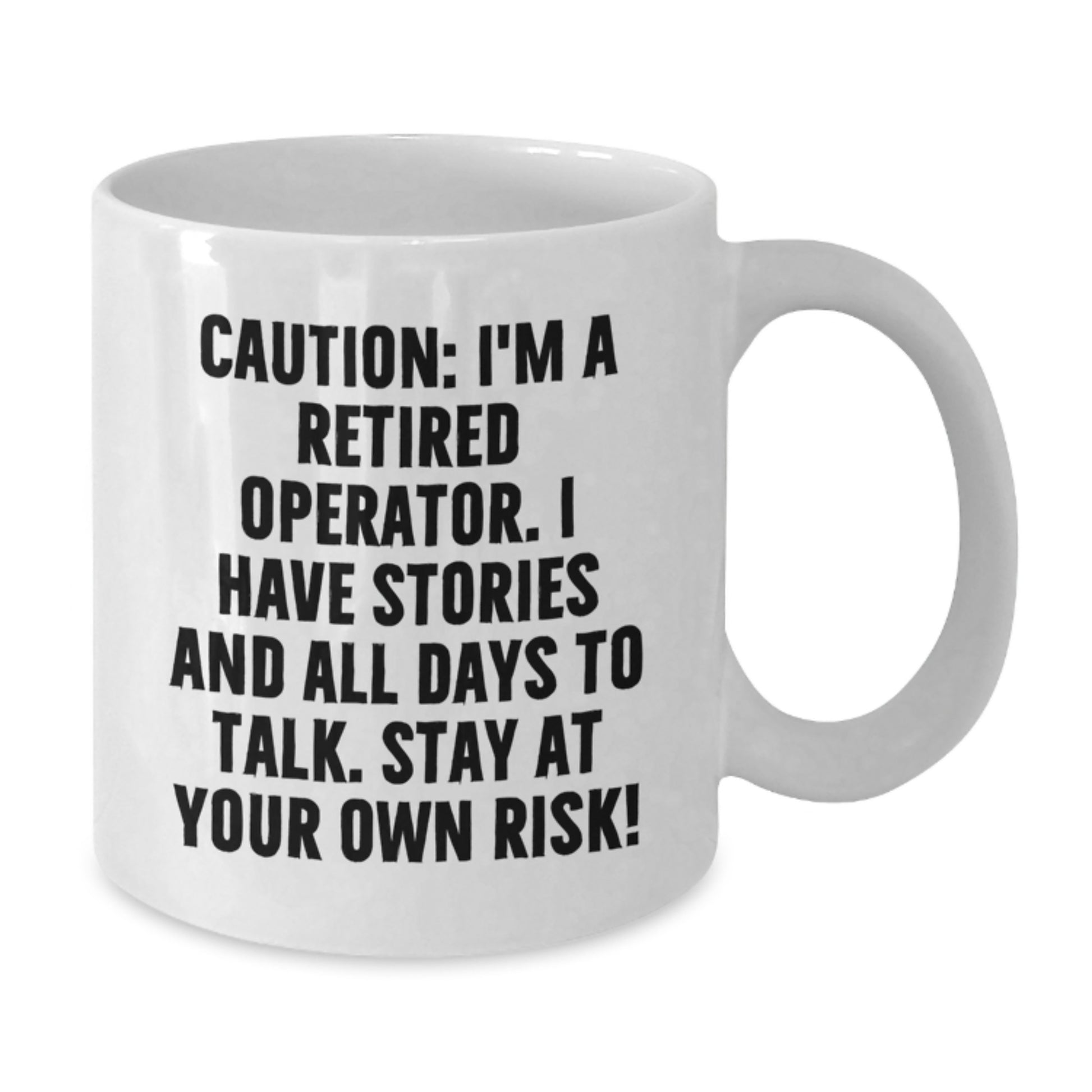 Funny Operator Gifts from Friends White Coffee Mug - Christmas Unique Presents for Operator Enthusiasts, Men, Women, Coworkers, Family - Additional