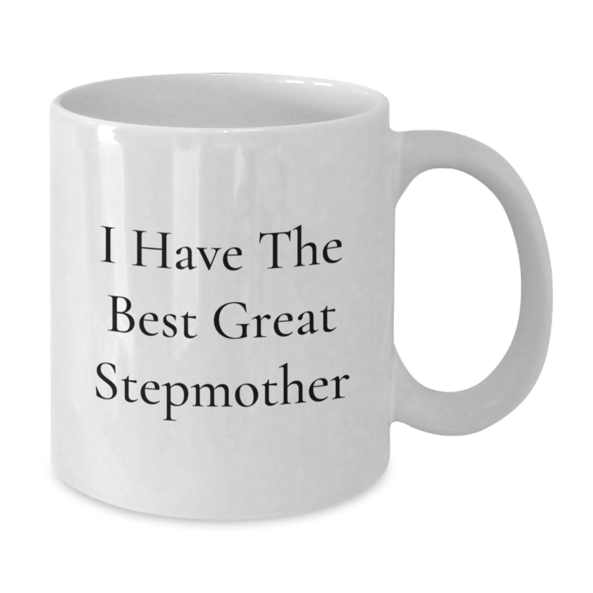 Funny Stepmother Gifts from Family for Stepmother White Coffee Mug Great Stepmother Quote on Father's Day Unique Gift - Additional
