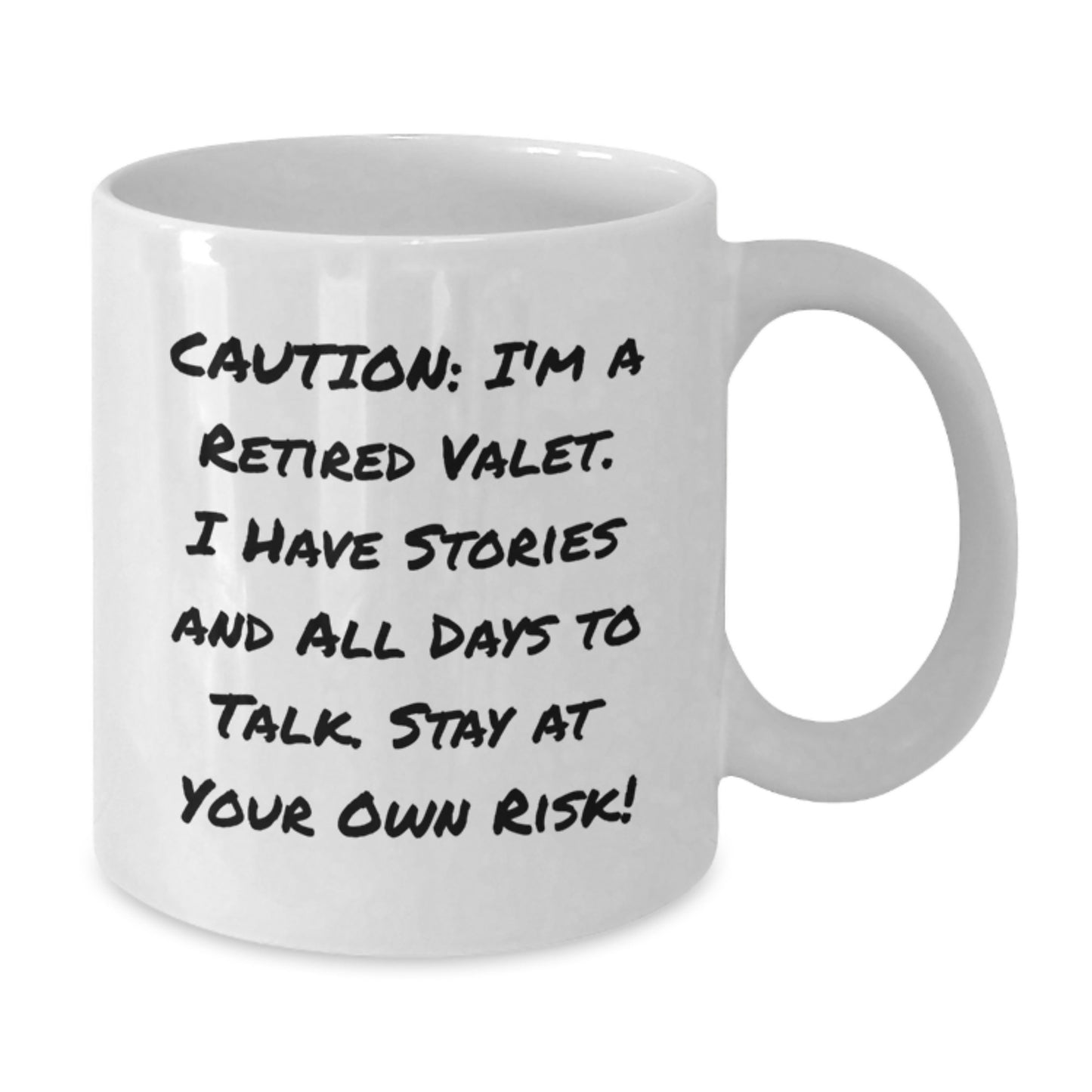Funny Valet White Coffee Mugs Gifts from Friends for Valet's Birthday Unique Gifts - Additional