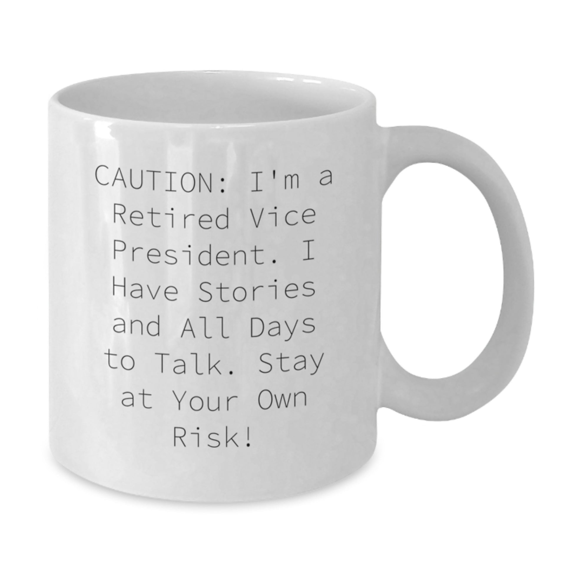 Funny Vice President Gift, Unique Birthday Unique Gifts from Friends to Vice President, White Coffee Mug for Vice President - Additional