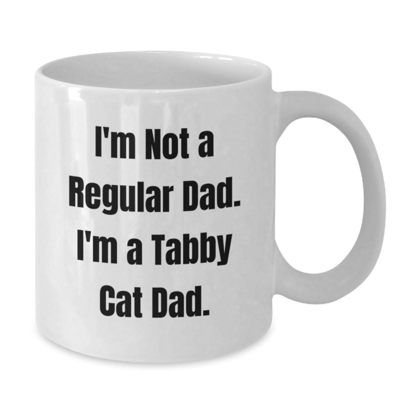 Funny Tabby Cat Dad Gifts from Men to Family Members Birthday Unique Mugs - Additional